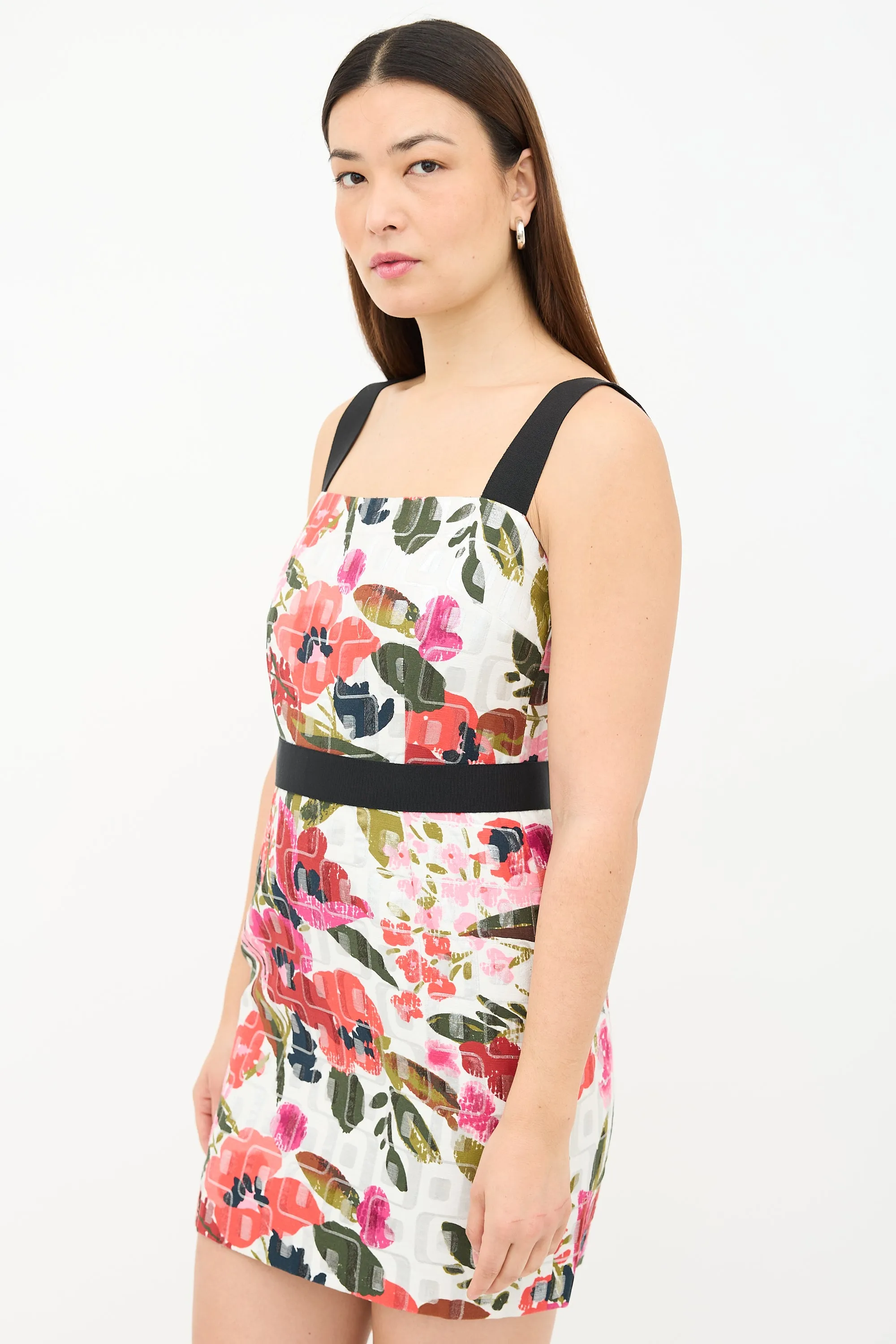 Floral Jacquard Dress sold by VSP Consignment product image thumbnail 3