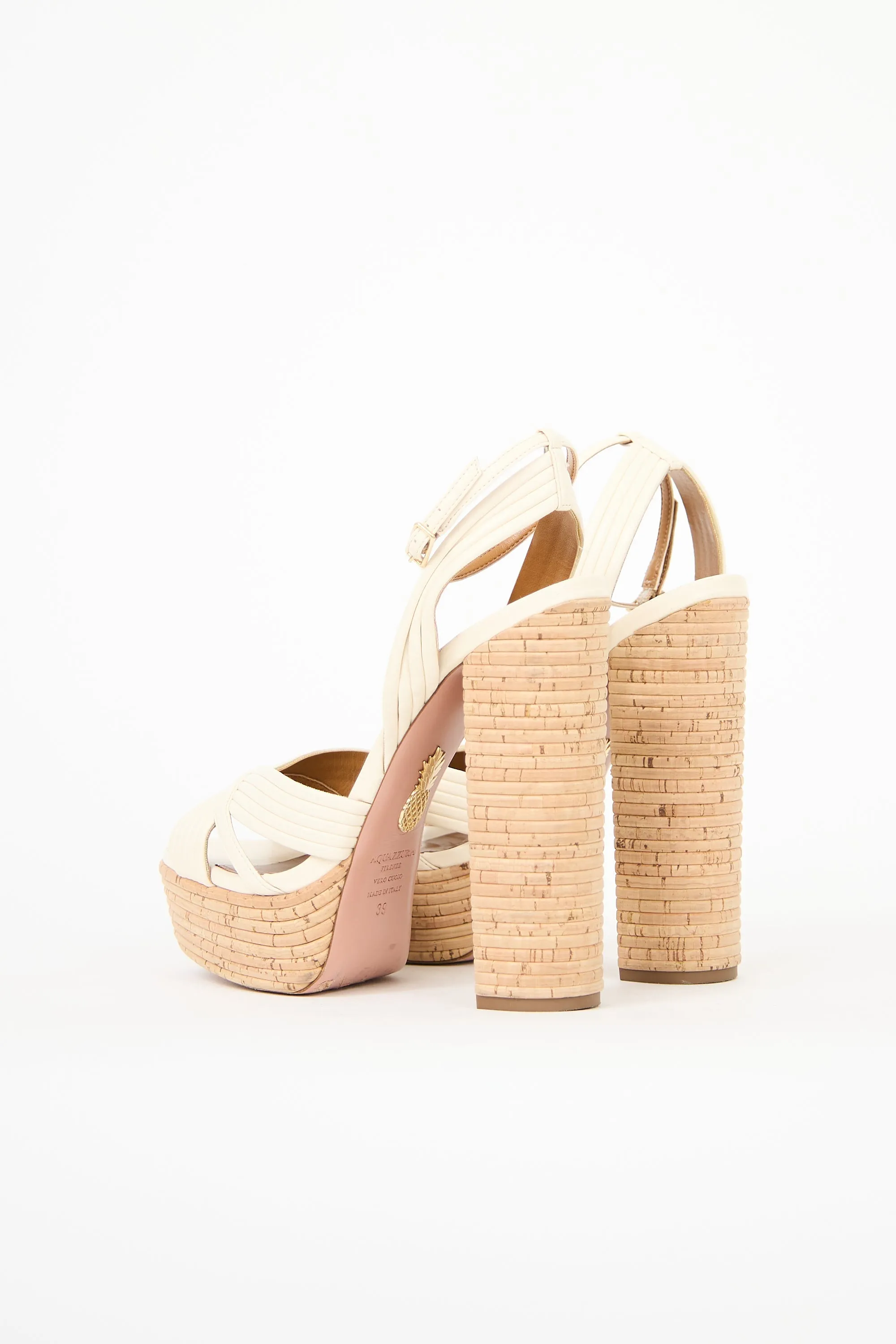 Leather & Cork Sundance Heel sold by VSP Consignment product image thumbnail 4