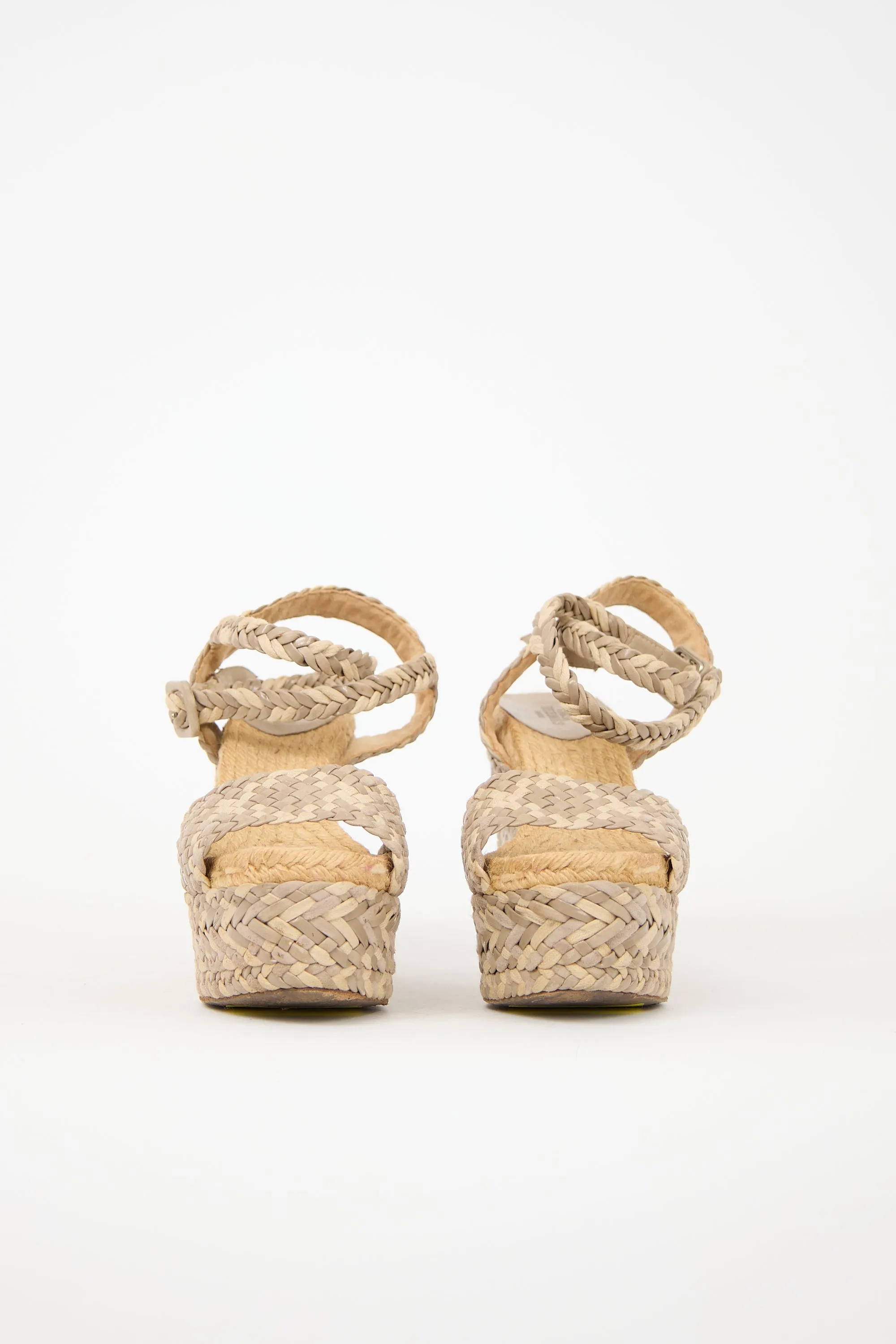 Leather & Suede Epice Tresse Sandal sold by VSP Consignment product image thumbnail 3