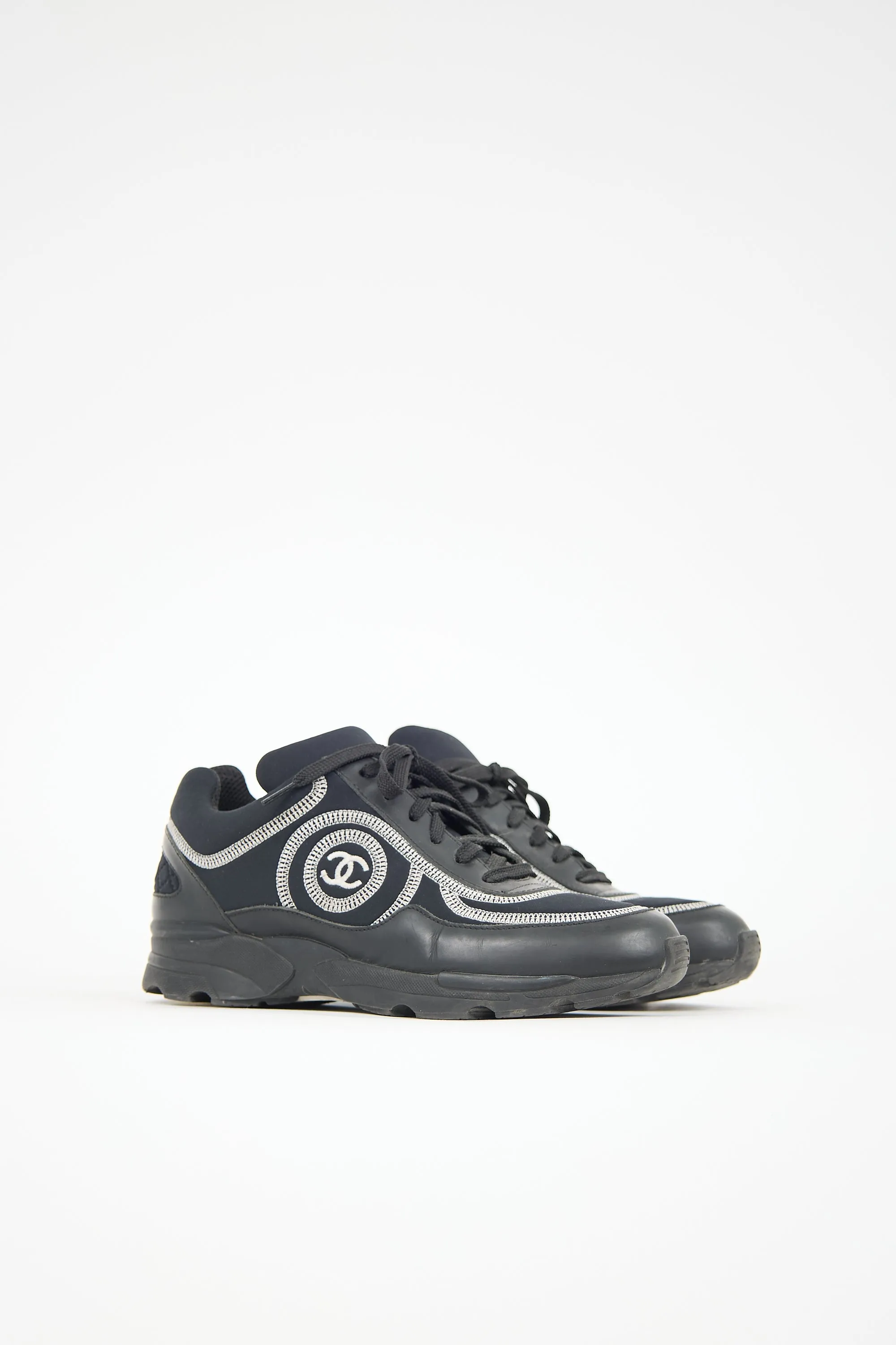 Leather & Neoprene CC Sneaker sold by VSP Consignment product image thumbnail 3