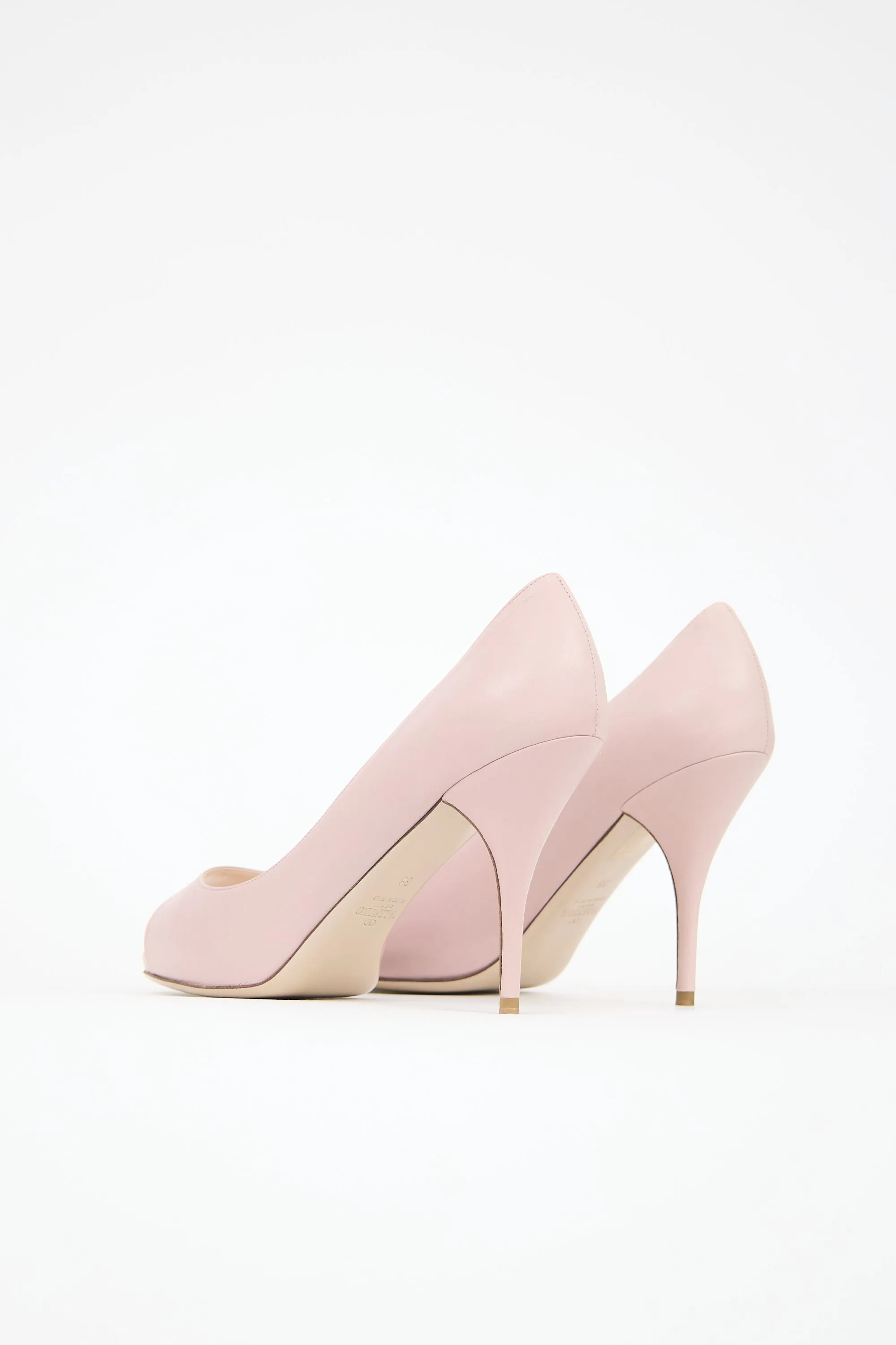 Leather Peep Toe Heel sold by VSP Consignment product image thumbnail 4