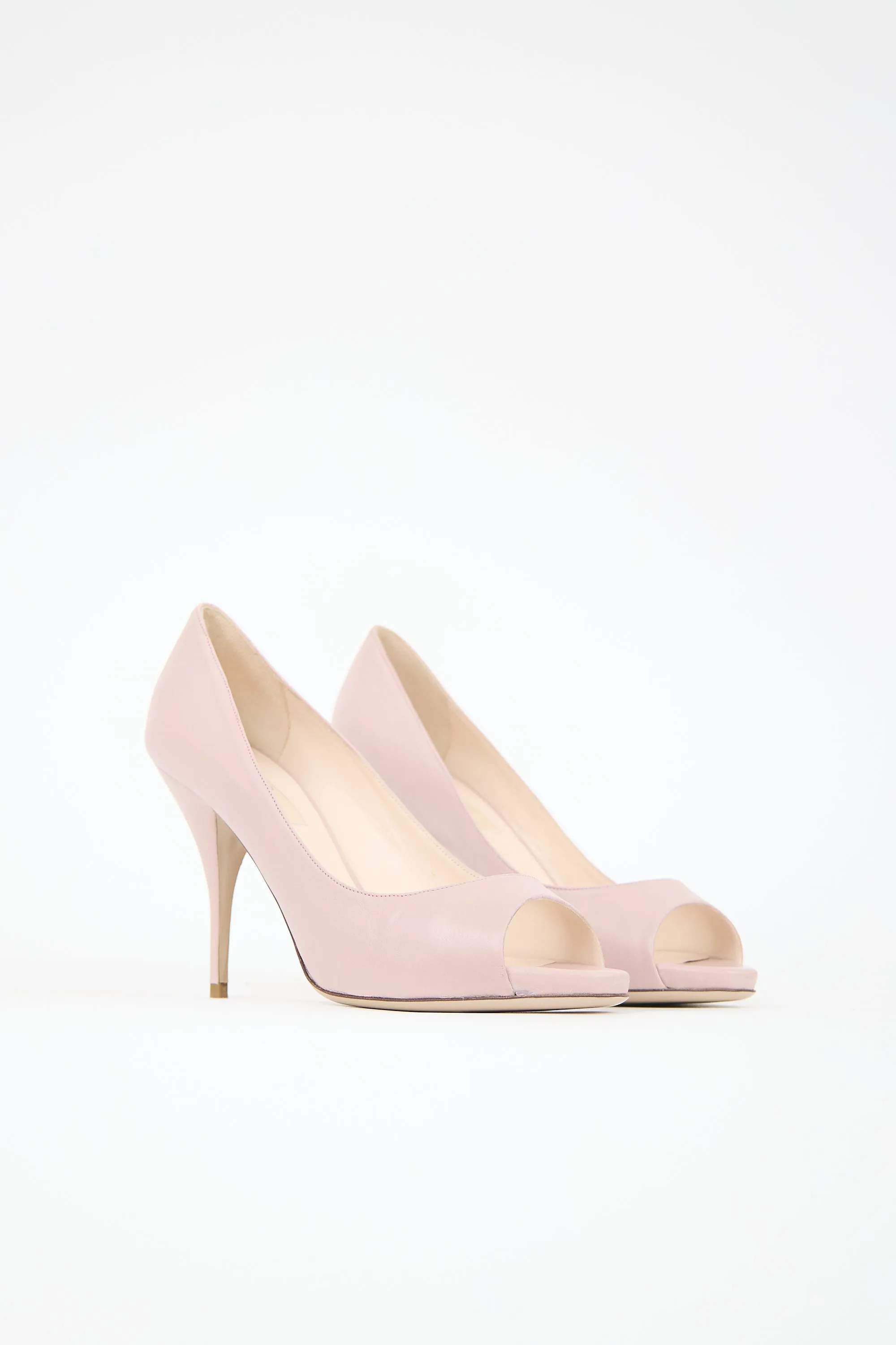 Leather Peep Toe Heel sold by VSP Consignment product image thumbnail 2