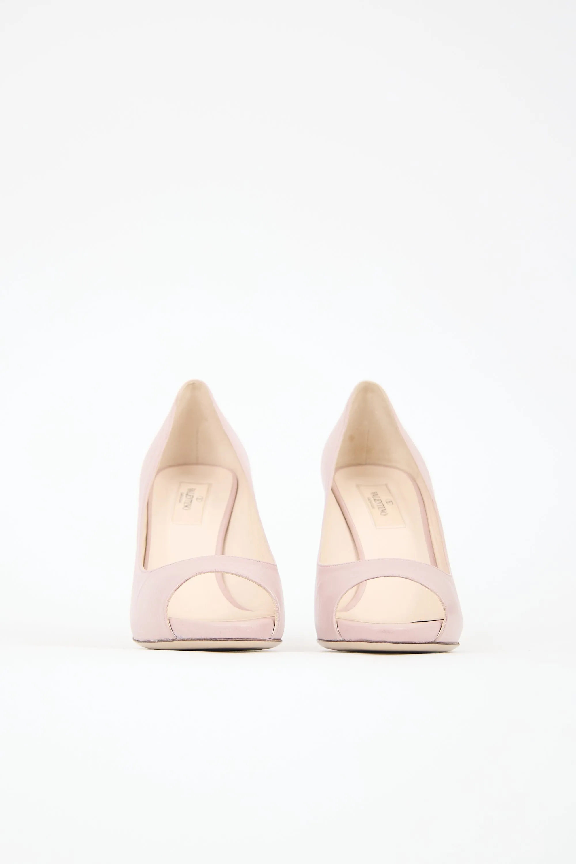 Leather Peep Toe Heel sold by VSP Consignment product image thumbnail 3