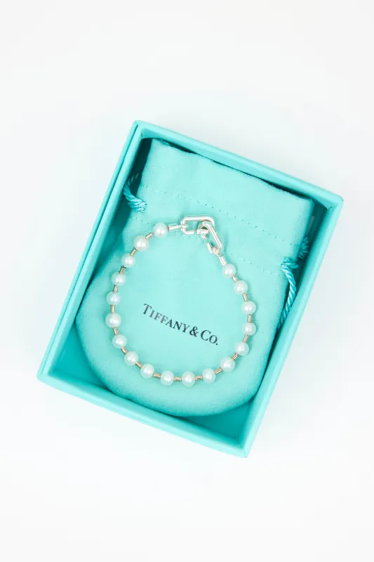 Sterling Silver & Freshwater Pearl Bracelet sold by VSP Consignment