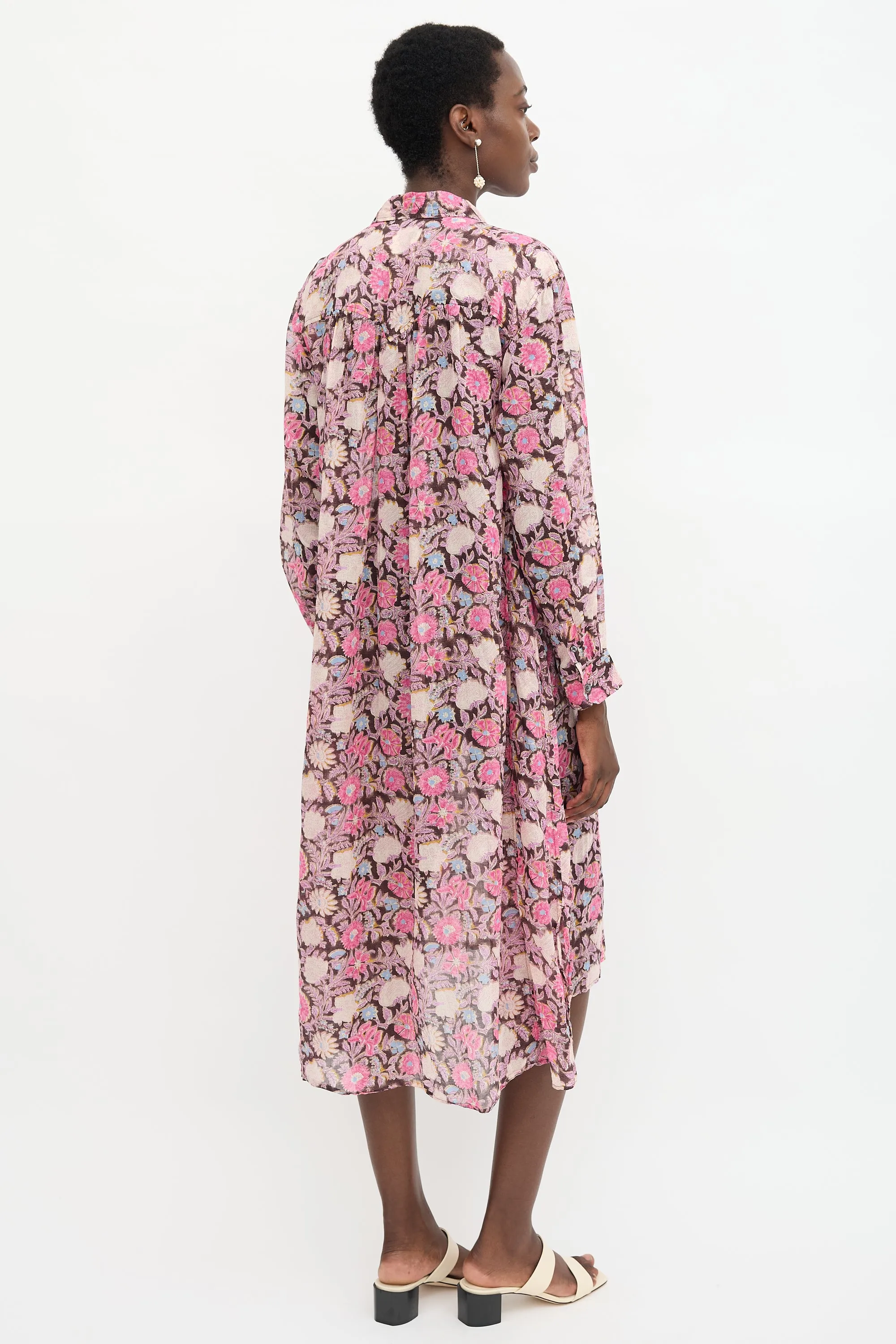 Floral Eliane Shirt Dress sold by VSP Consignment product image thumbnail 4