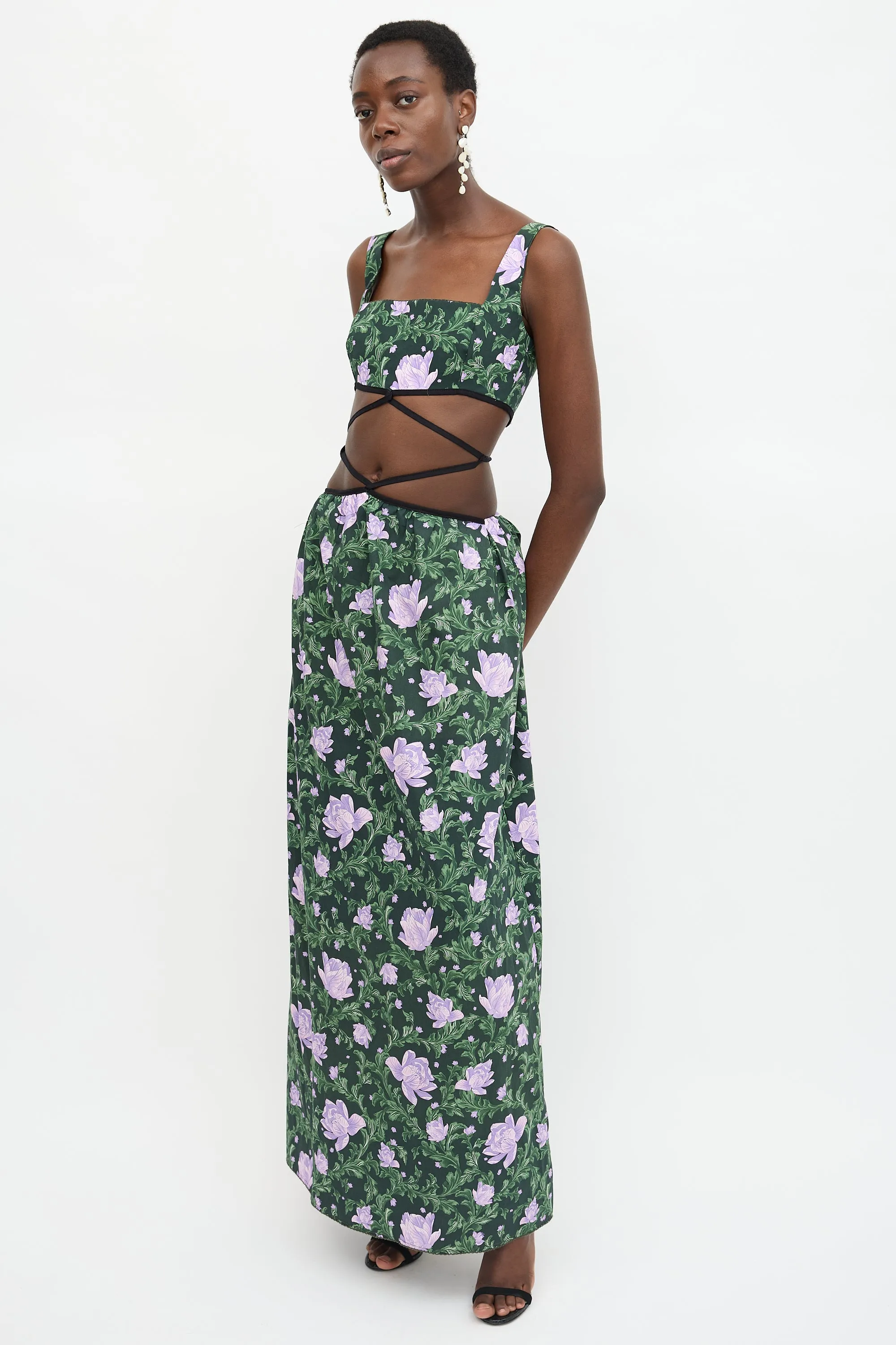 Floral Cut Out Dress sold by VSP Consignment product image thumbnail 3