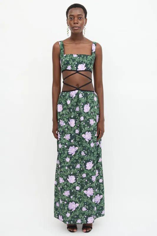 Floral Cut Out Dress sold by VSP Consignment