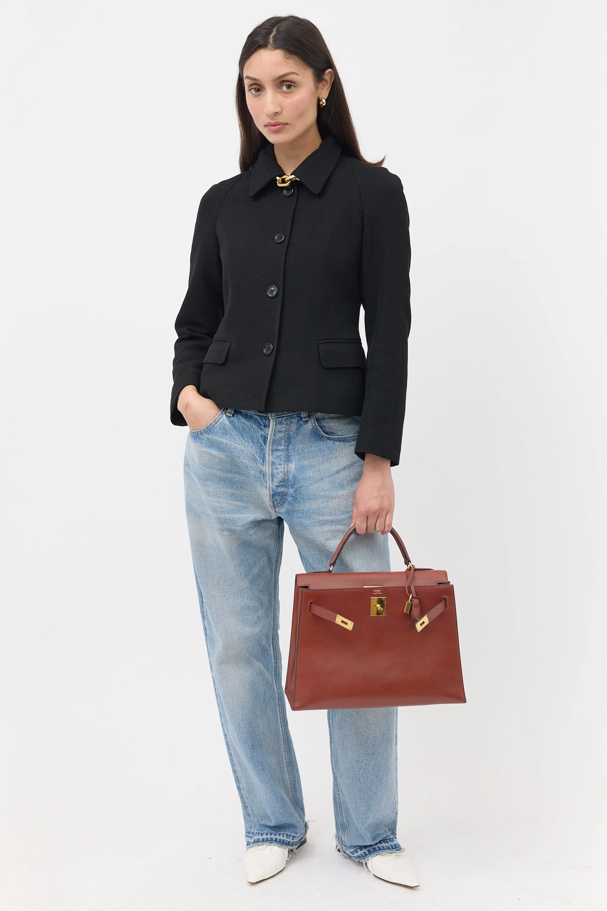 Vintage Sienne Verso Box Sellier 32 Bag sold by VSP Consignment product image thumbnail 5