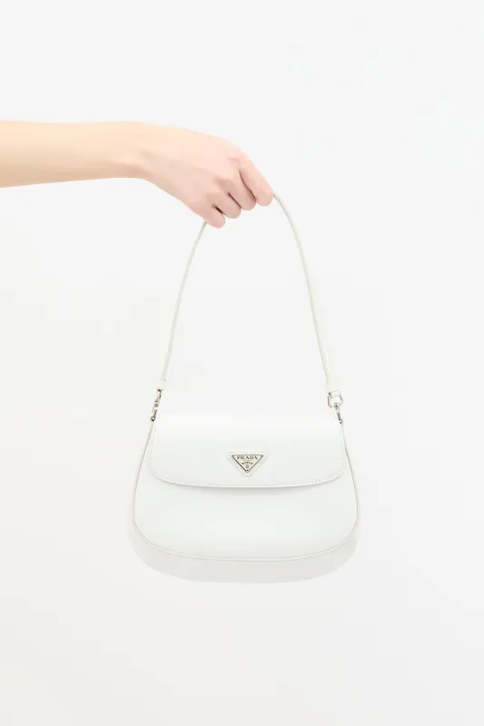 Brushed Leather Small Cleo Bag sold by VSP Consignment