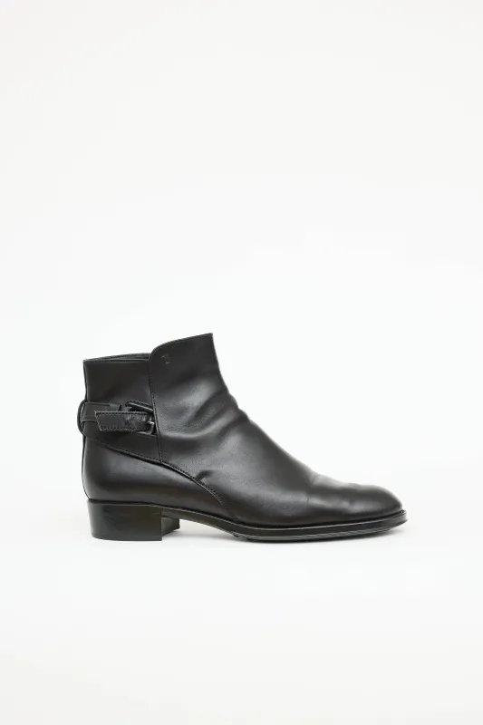 Leather Ankle Boot sold by VSP Consignment