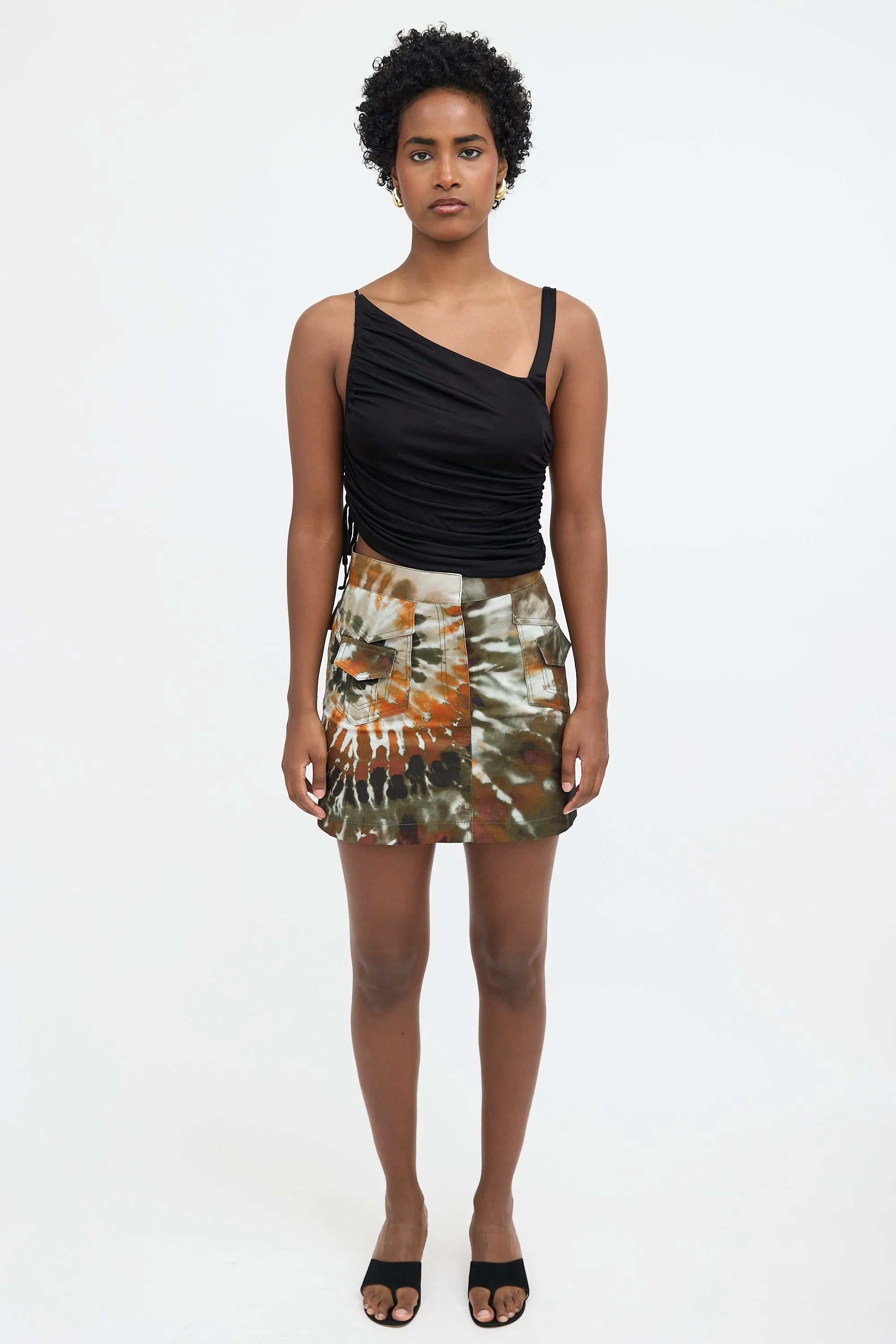 Tie Dye Cargo Skirt sold by VSP Consignment product image thumbnail 2