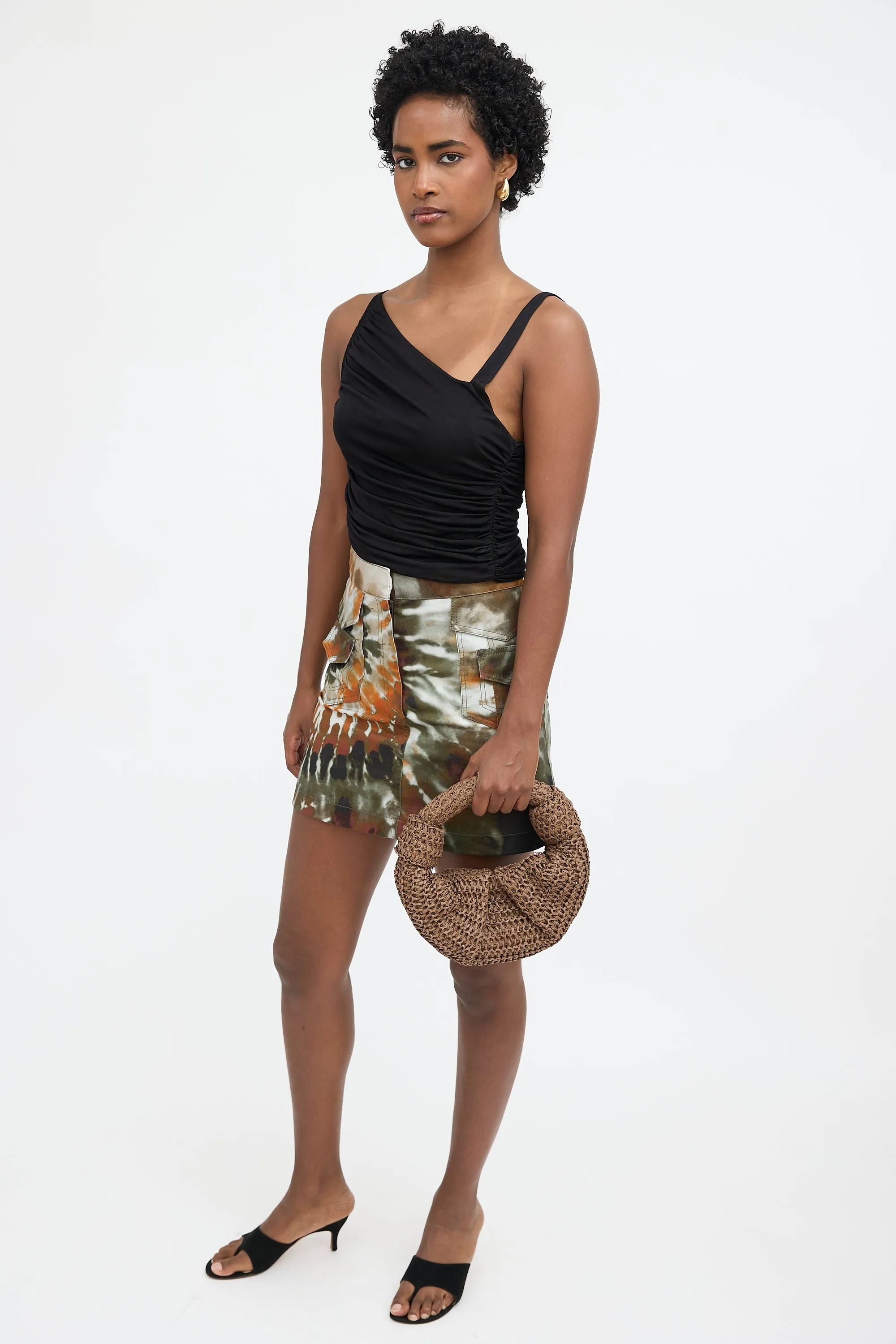 Tie Dye Cargo Skirt sold by VSP Consignment product image thumbnail 5
