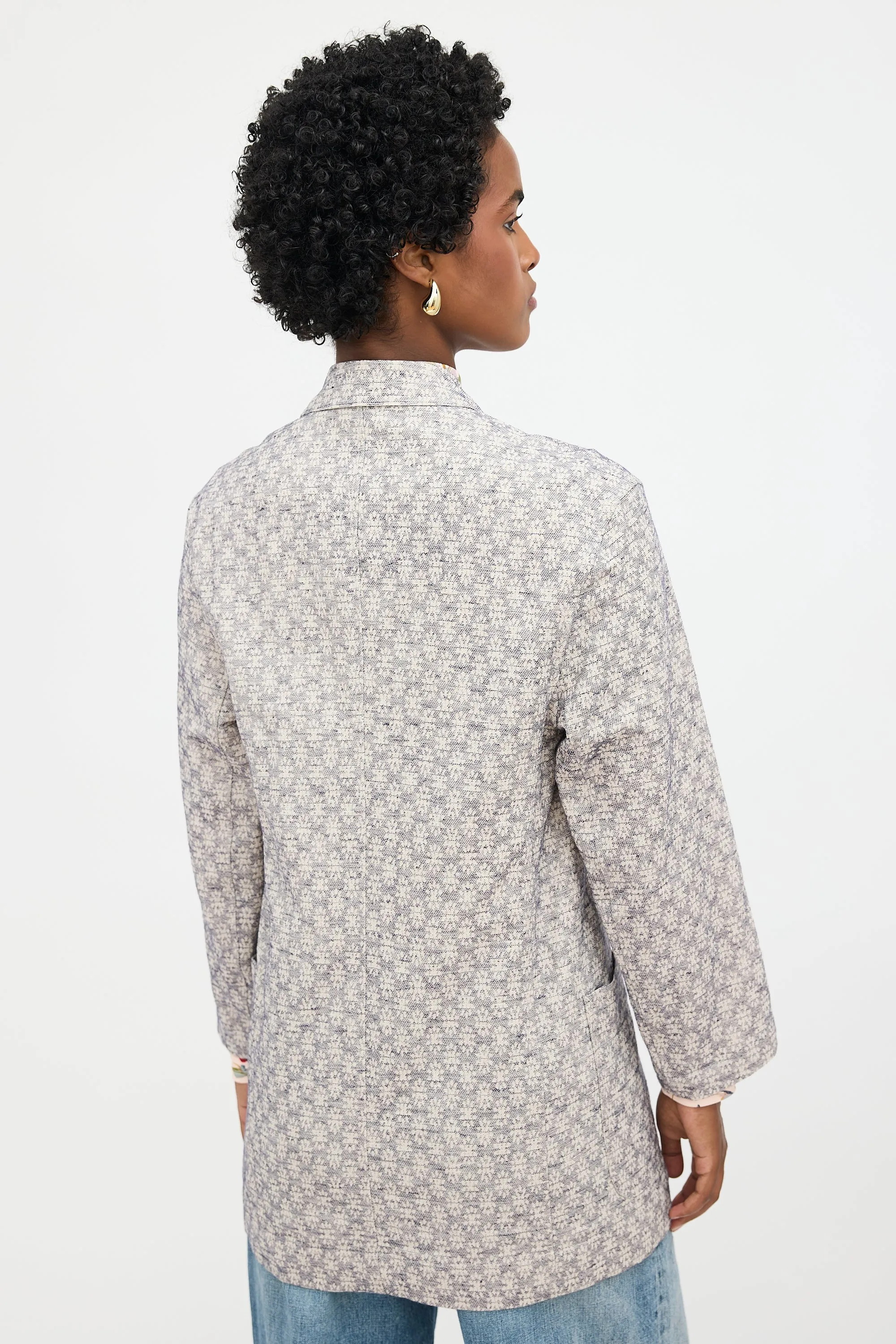 Floral Jacquard Jay Blazer sold by VSP Consignment product image thumbnail 4