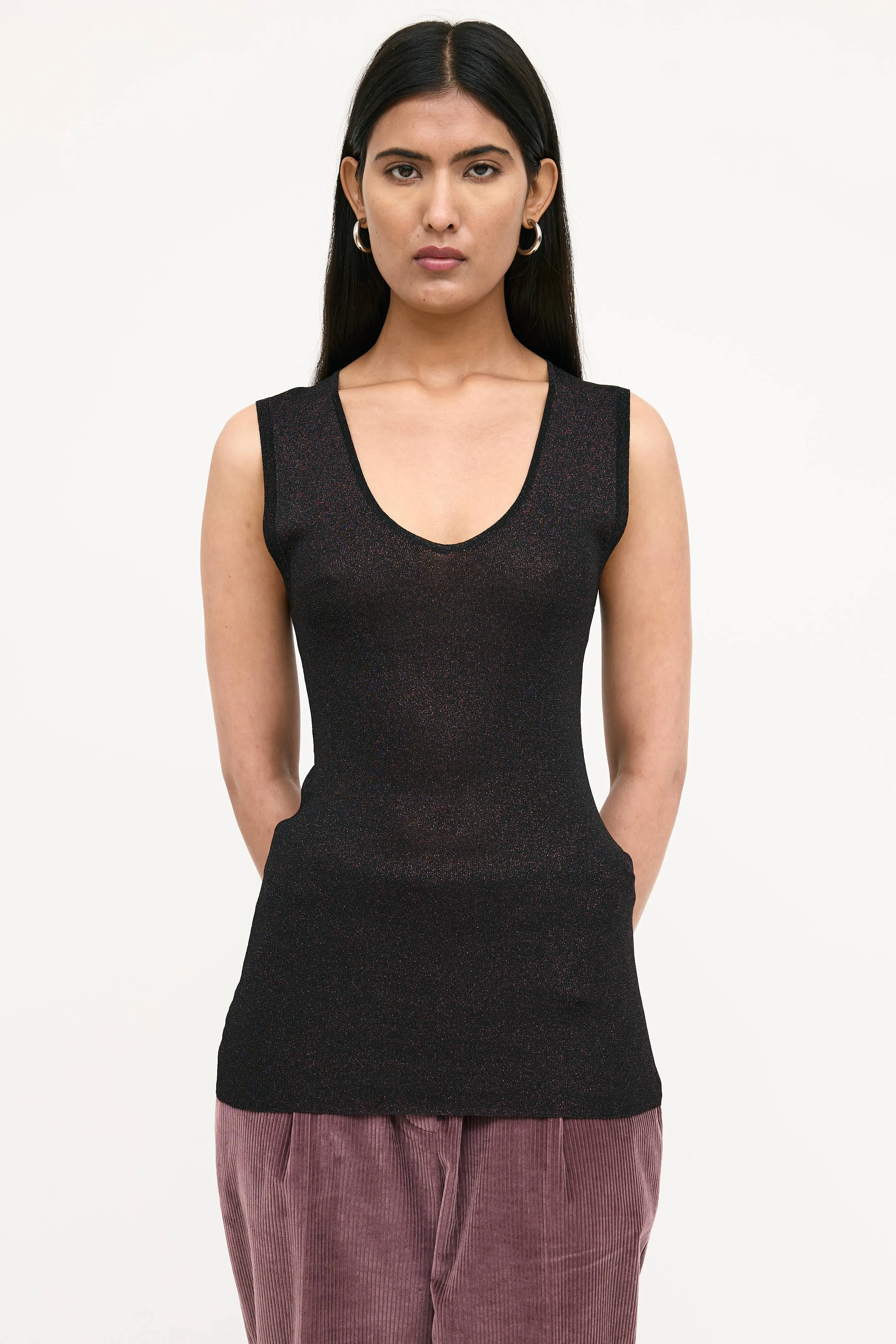 Metallic Knit Top sold by VSP Consignment