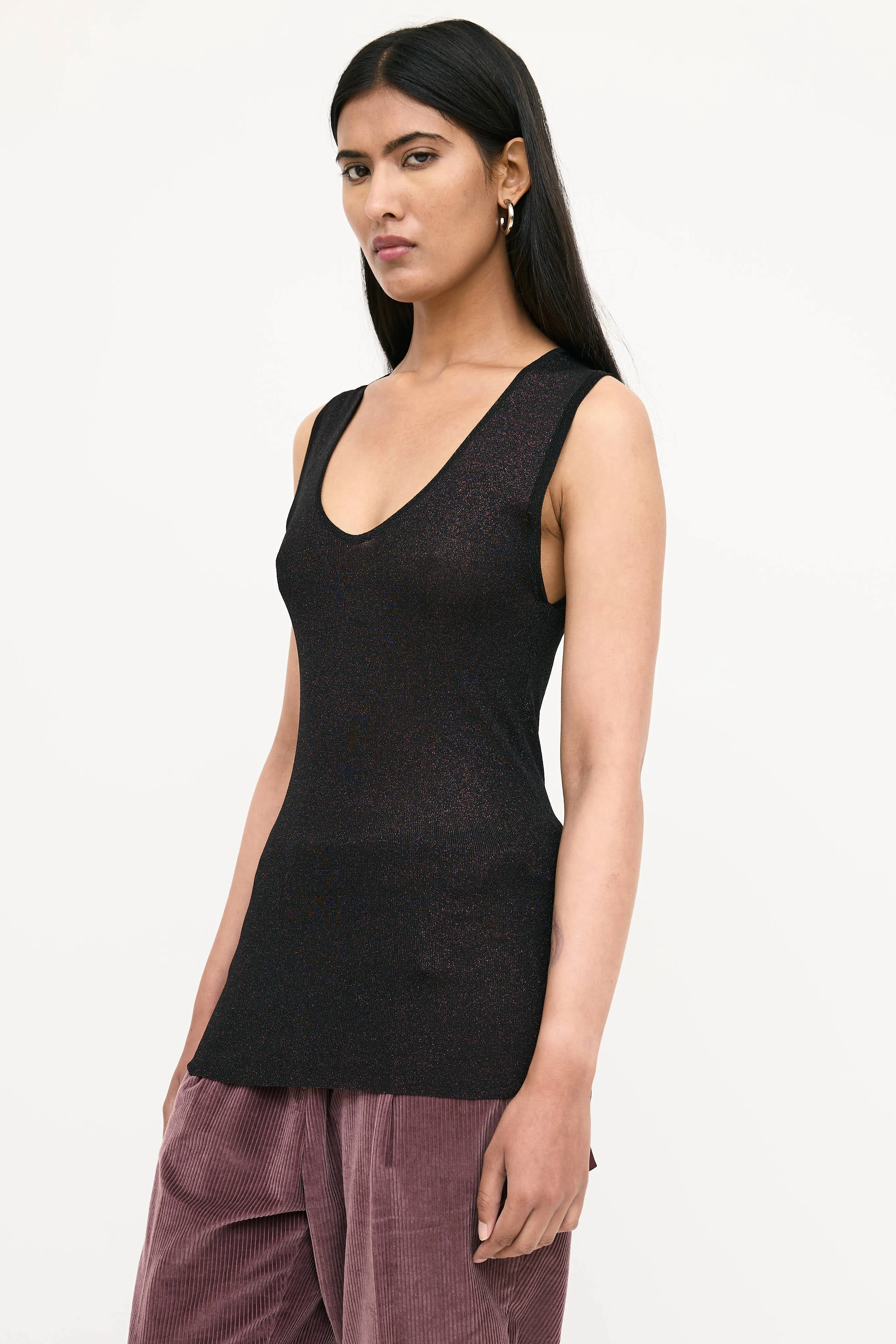 Metallic Knit Top sold by VSP Consignment product image thumbnail 3