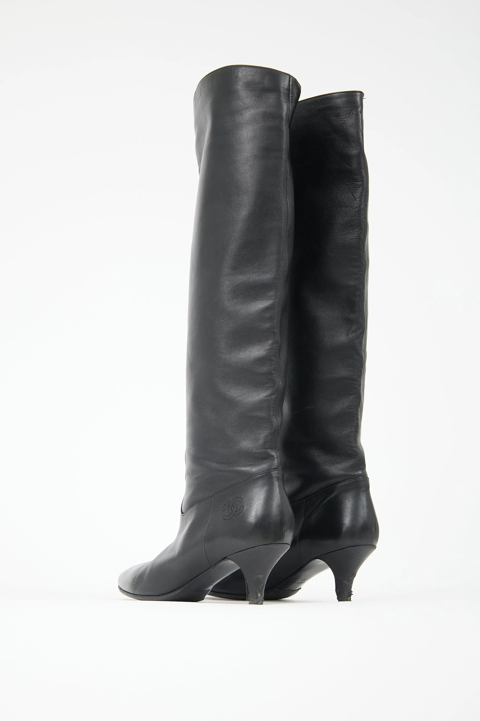Leather CC Boot sold by VSP Consignment product image thumbnail 5