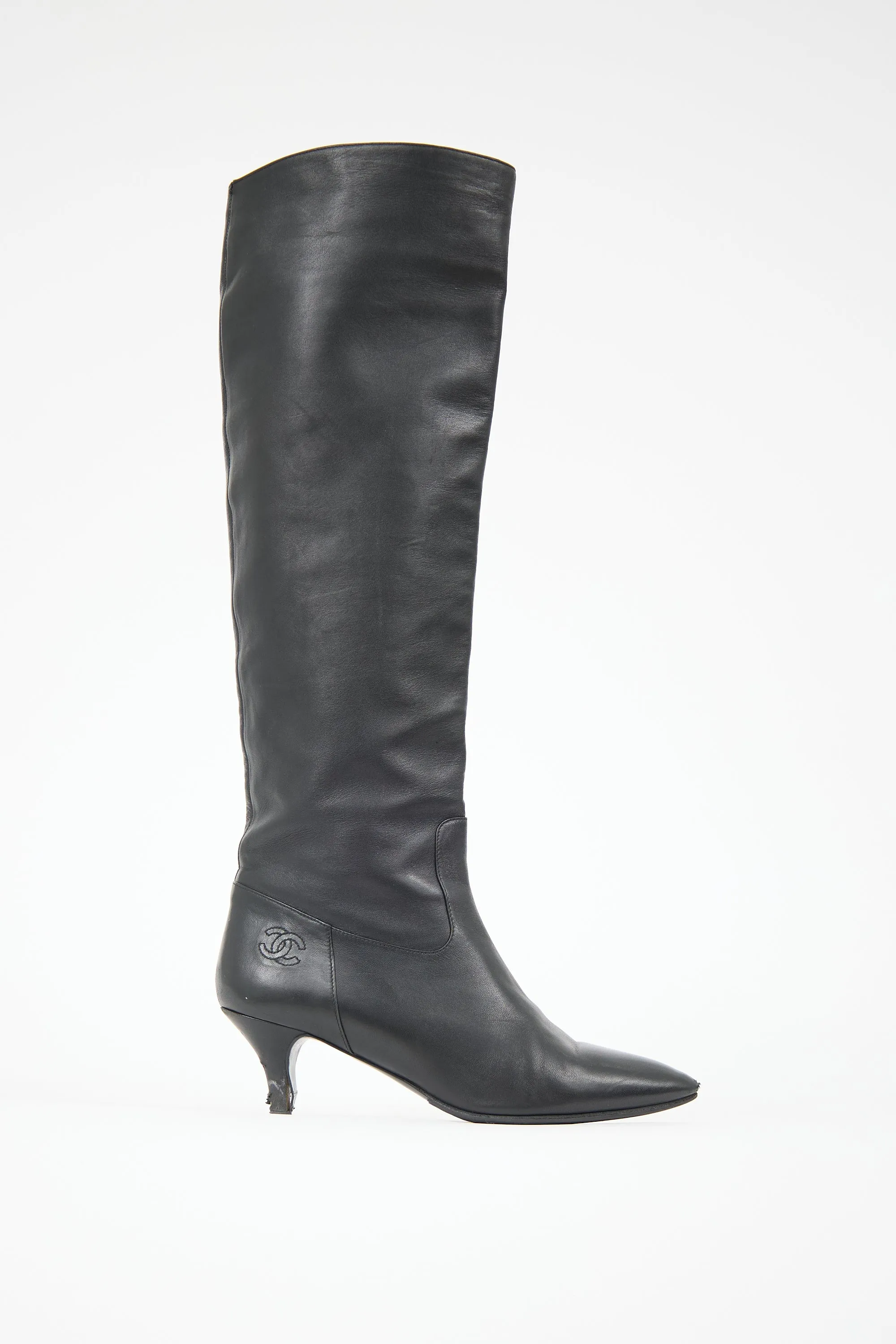 Leather CC Boot sold by VSP Consignment