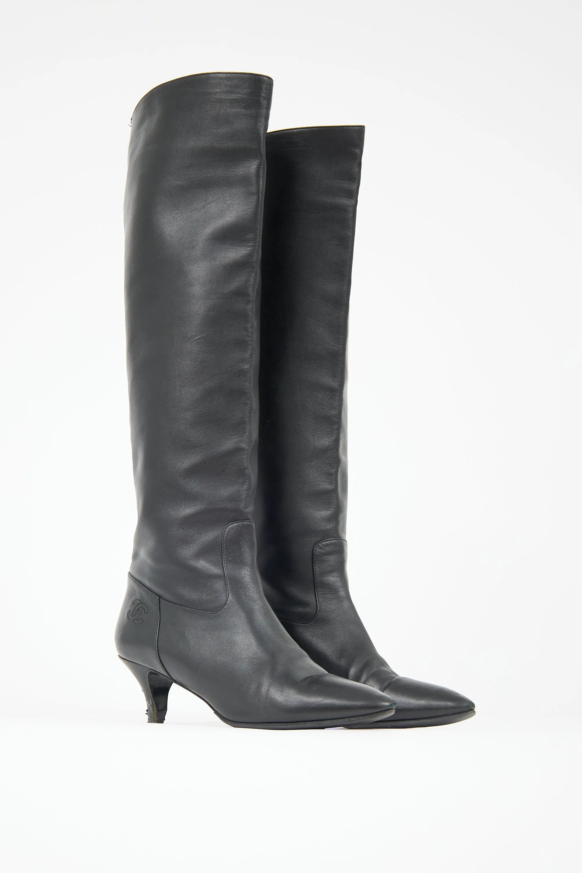 Leather CC Boot sold by VSP Consignment product image thumbnail 3