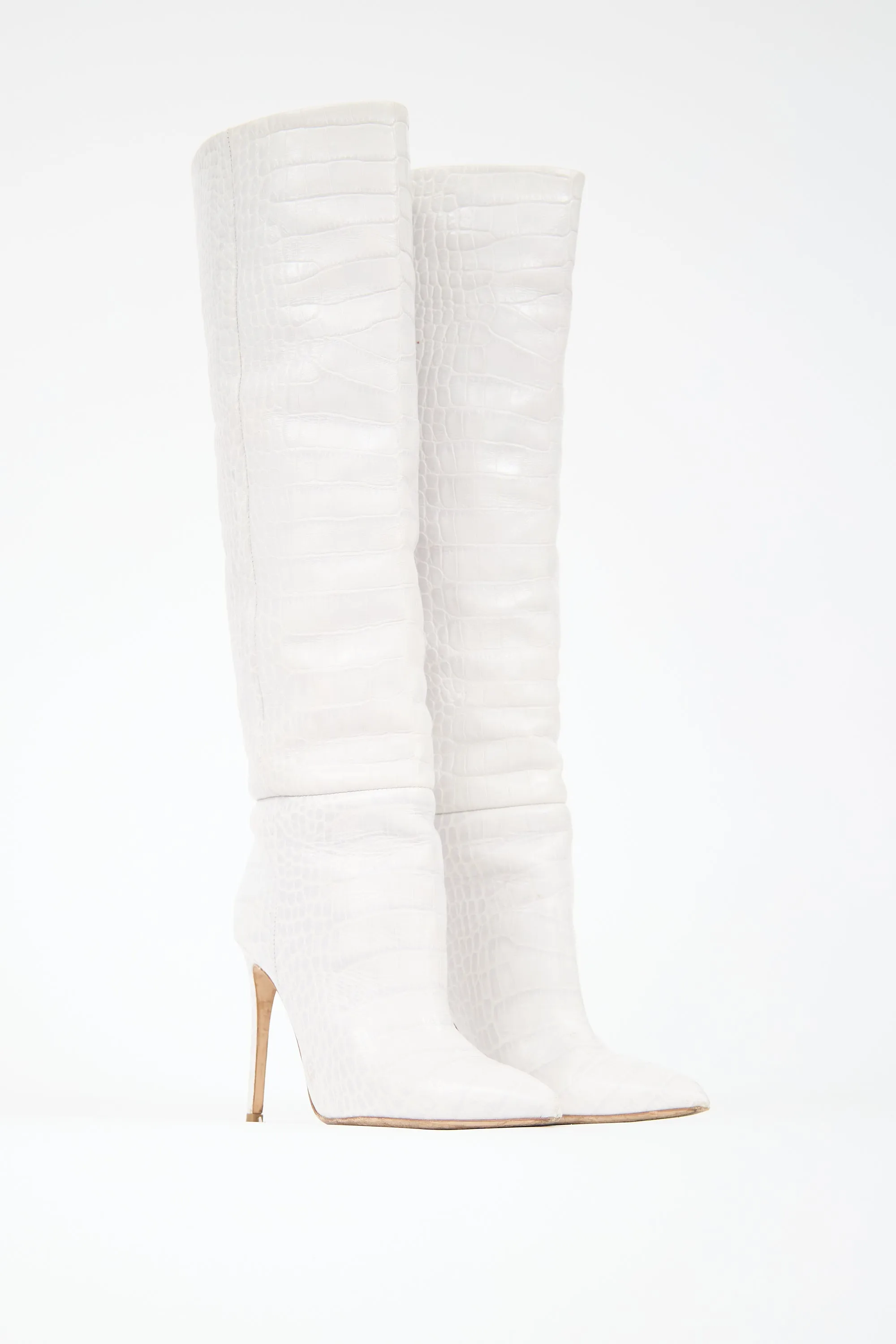 Textured Leather Boot sold by VSP Consignment product image thumbnail 2