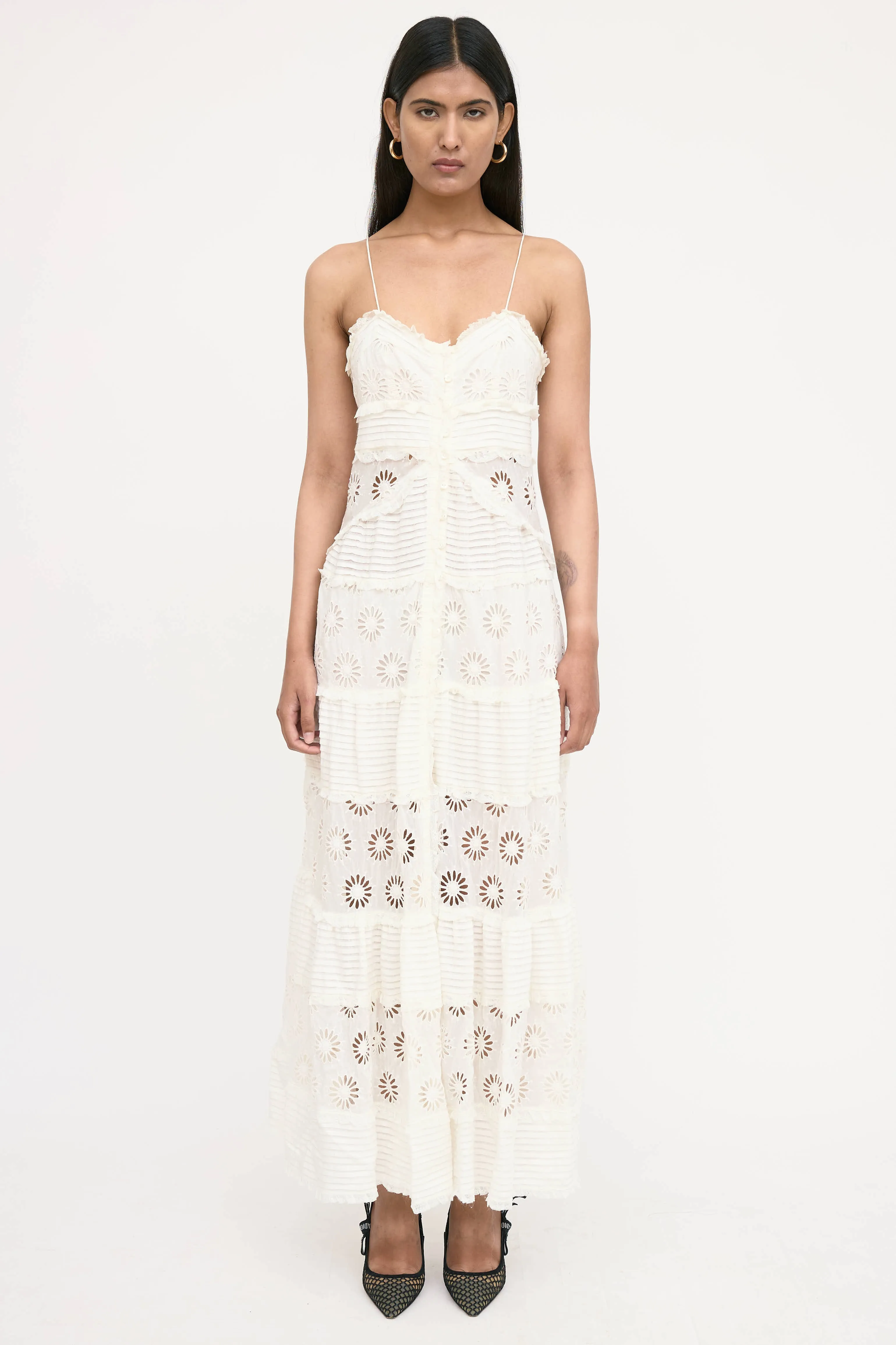 Floral Eyelet Drake Dress sold by VSP Consignment