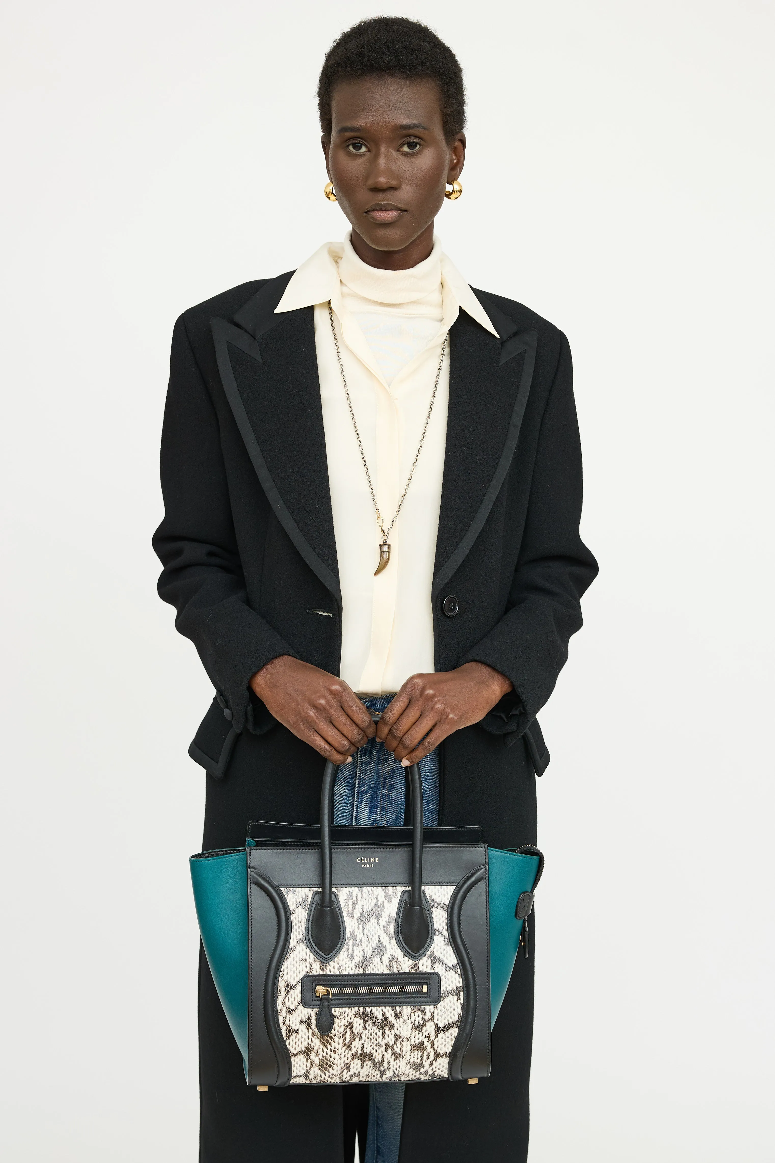 Print Micro Luggage Bag sold by VSP Consignment product image thumbnail 2