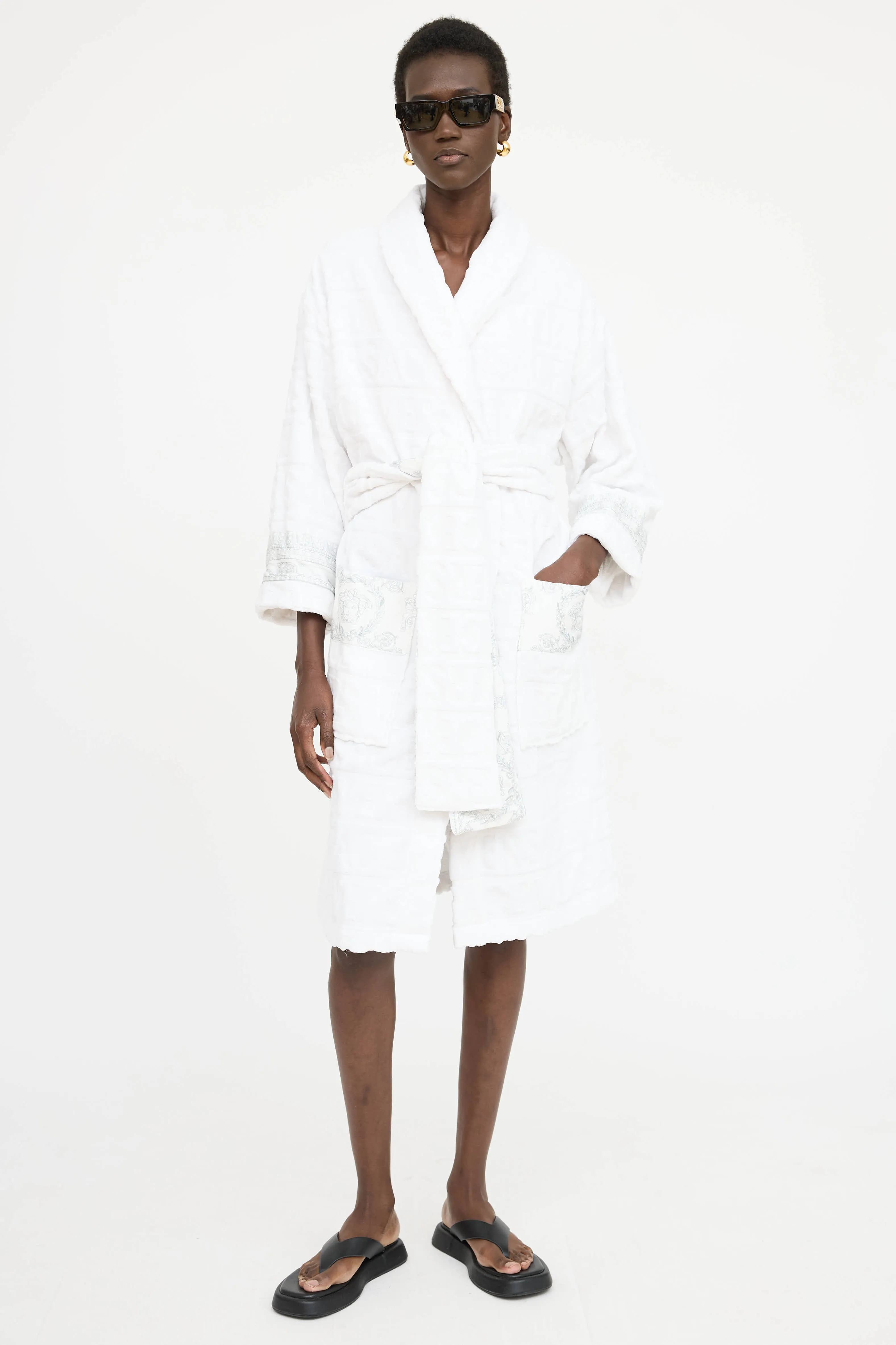 Terry Logo Robe sold by VSP Consignment product image thumbnail 2