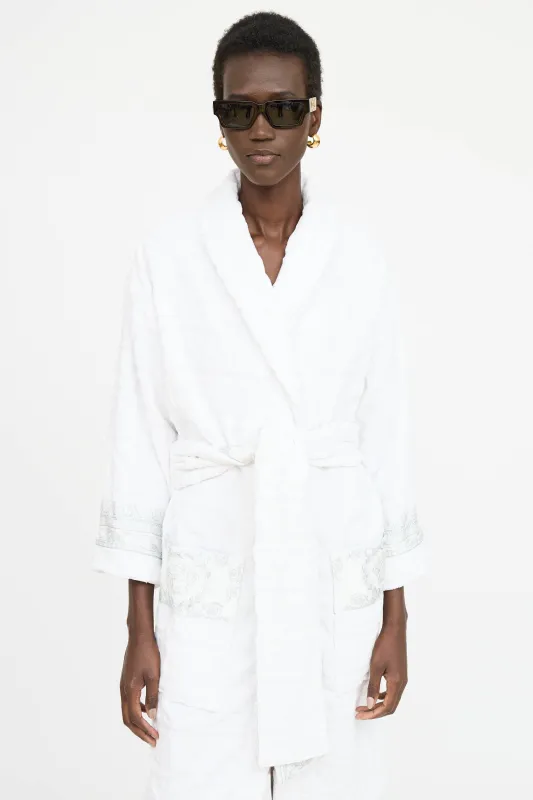 Terry Logo Robe made by Versace