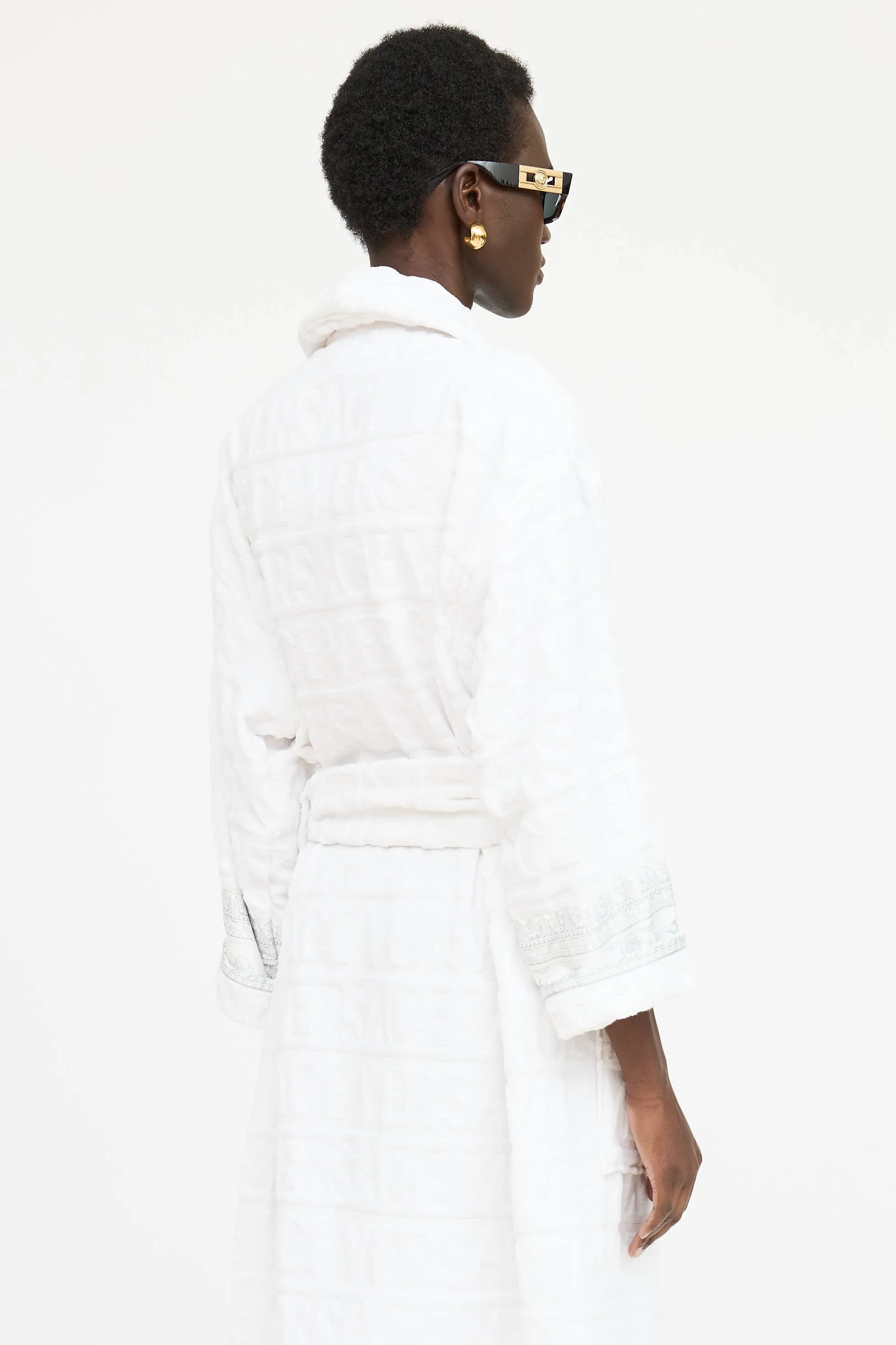 Terry Logo Robe sold by VSP Consignment product image thumbnail 4