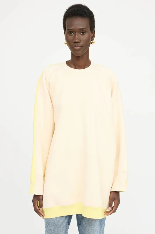 Oversized Colorblock Sweatshirt sold by VSP Consignment