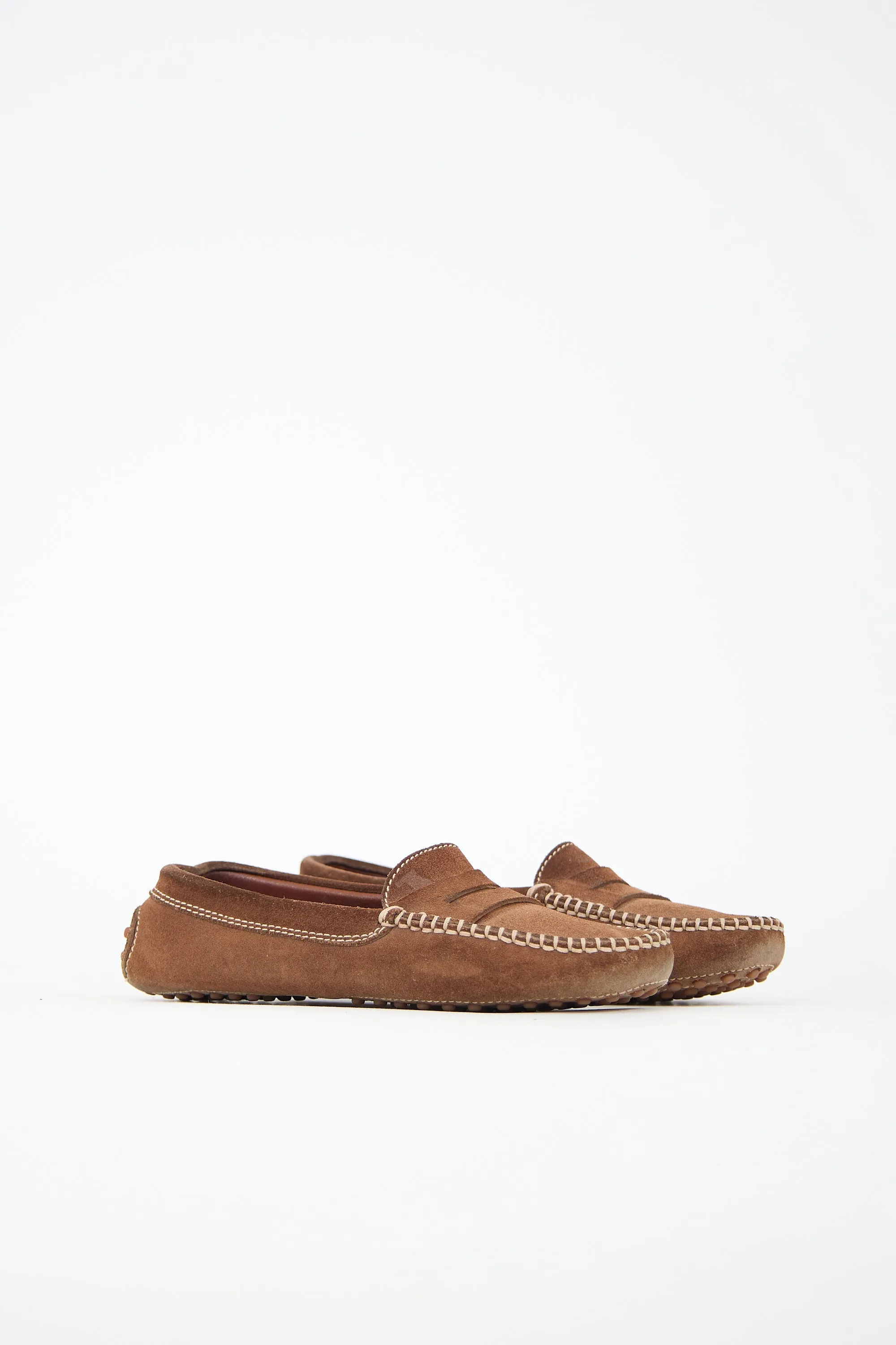 Suede Gommino Loafer sold by VSP Consignment product image thumbnail 3
