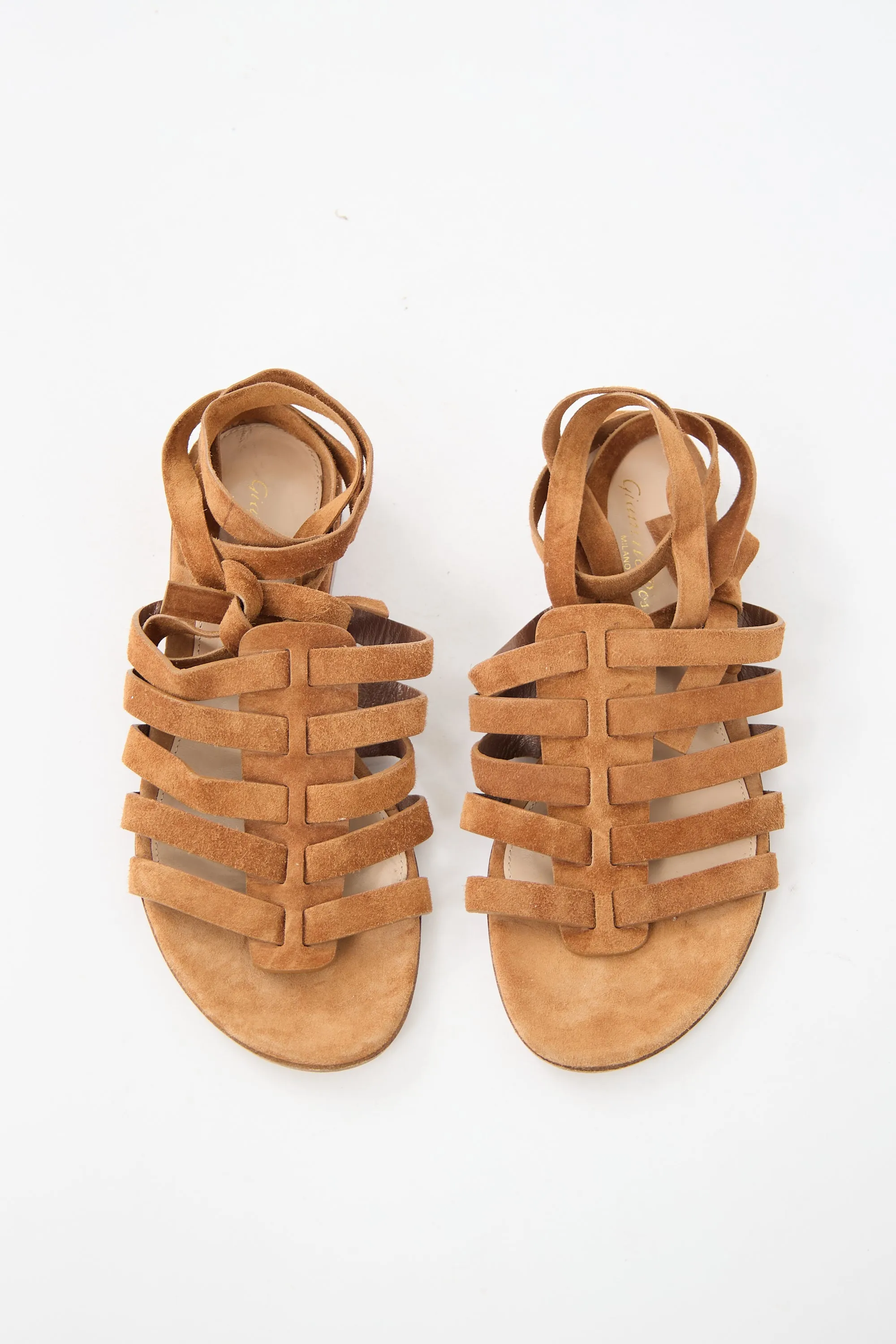 Suede Pompeii Wrap Sandal sold by VSP Consignment product image thumbnail 2