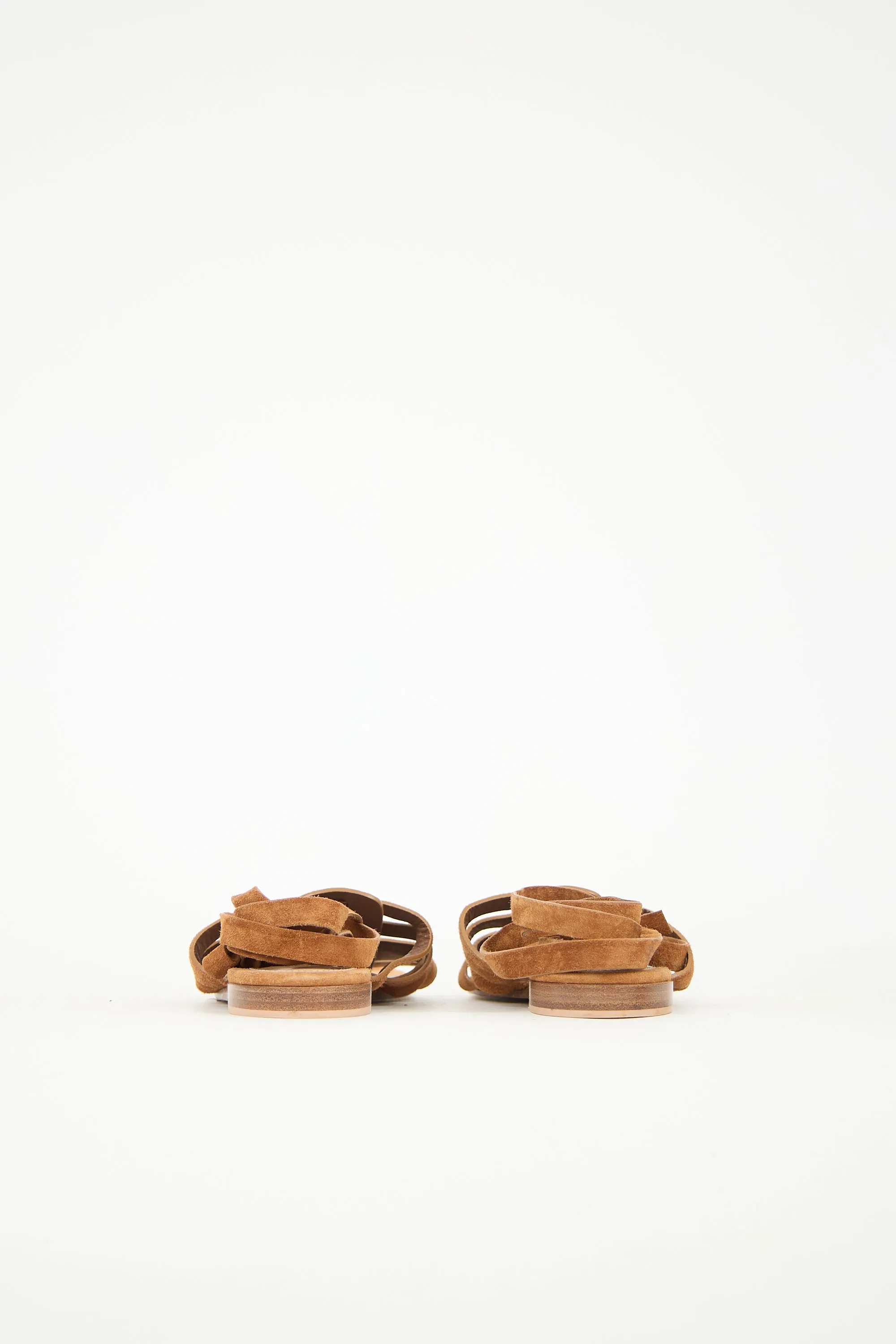 Suede Pompeii Wrap Sandal sold by VSP Consignment product image thumbnail 4