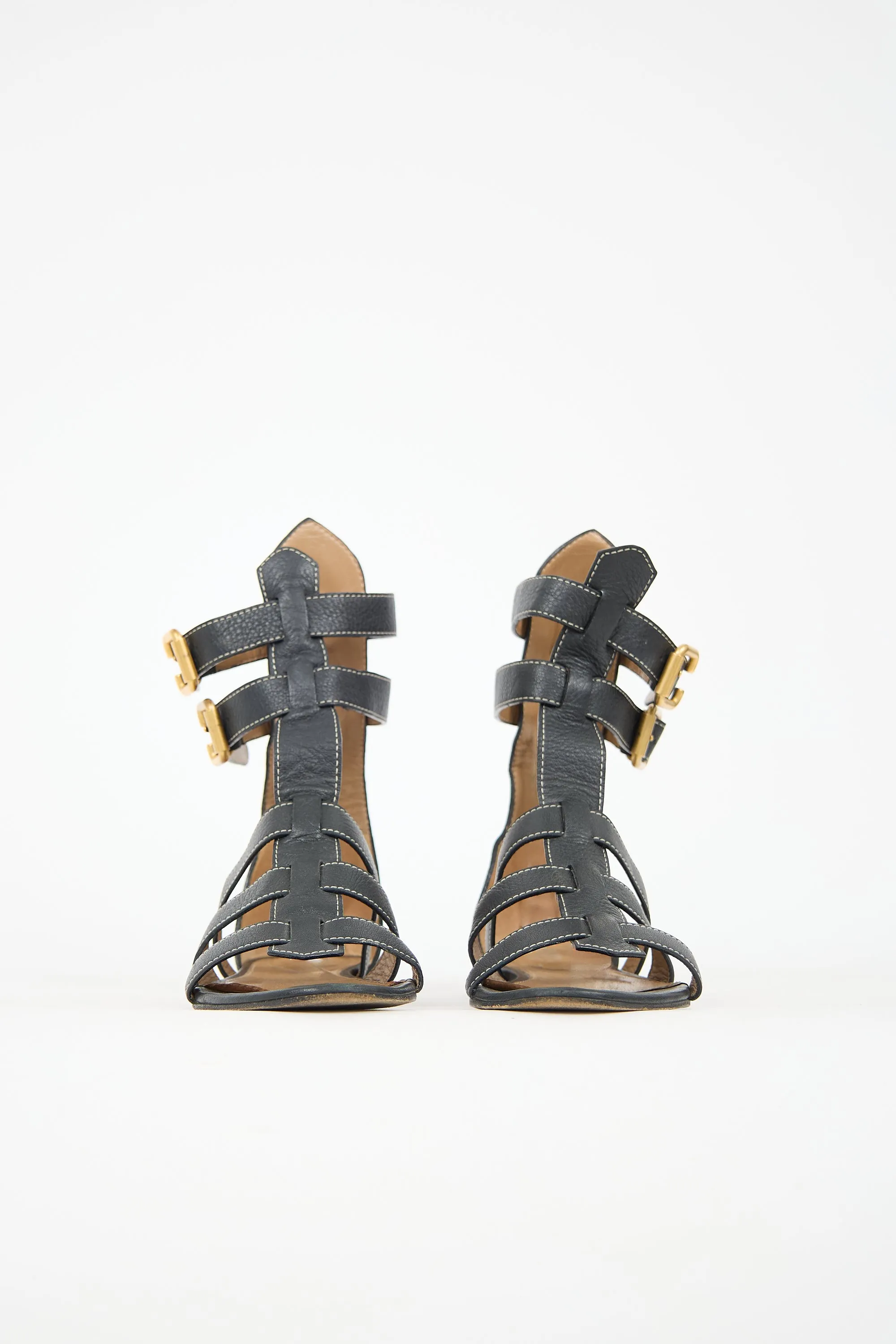 Leather Gladiator Sandal sold by VSP Consignment product image thumbnail 3