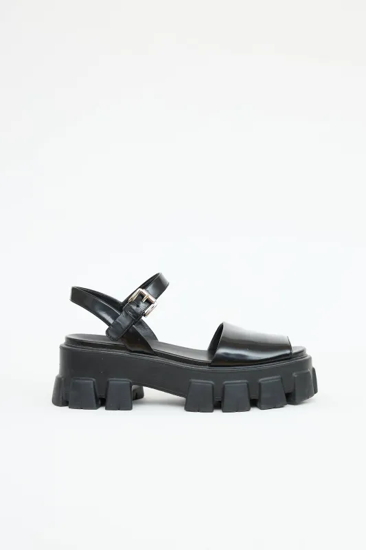 Patent Monolith Sandal sold by VSP Consignment