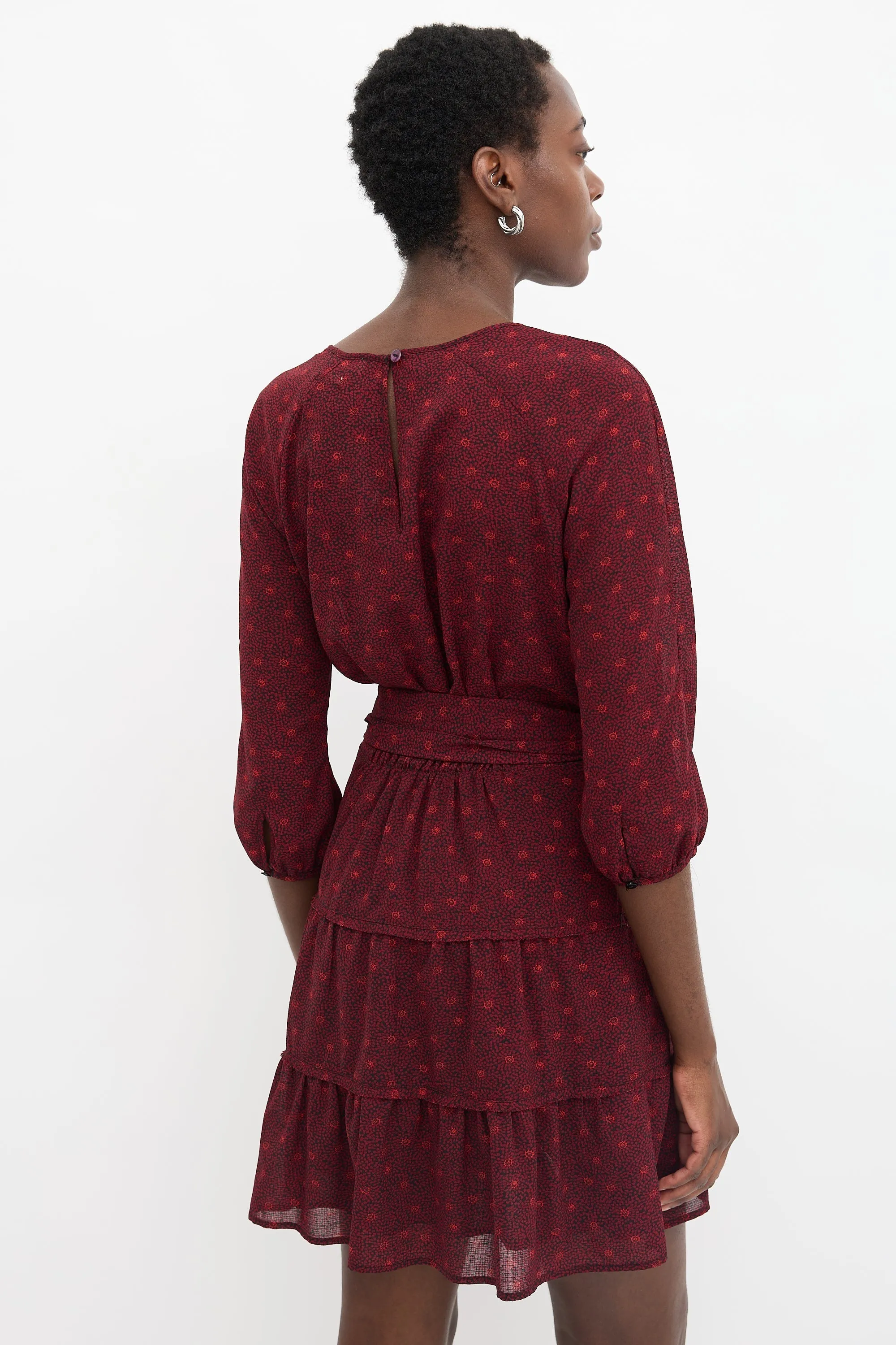Sheer Printed Relax Dress sold by VSP Consignment product image thumbnail 4