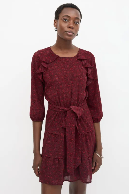 Sheer Printed Relax Dress made by ba&sh