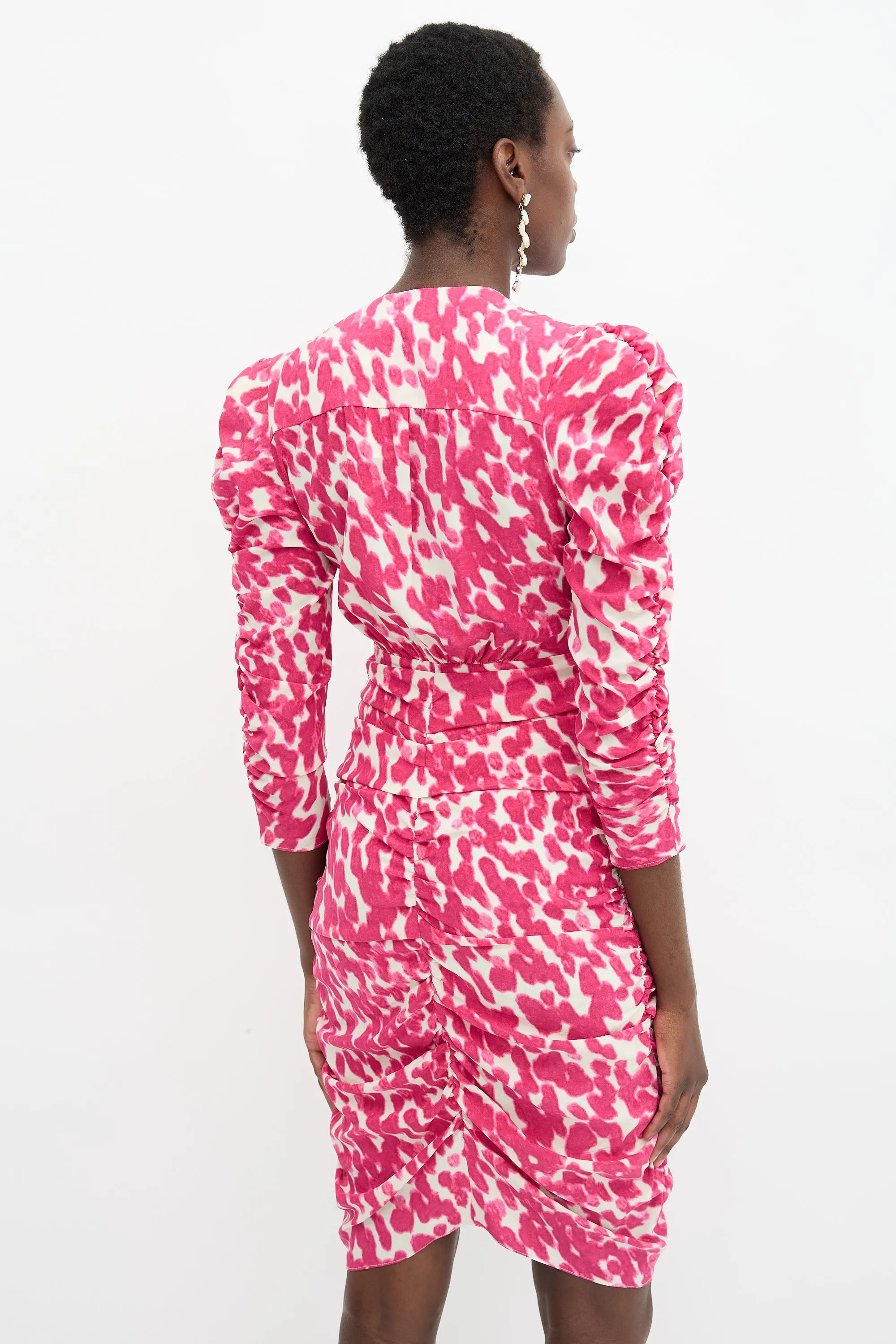 Silk Ruched Celina Dress sold by VSP Consignment product image thumbnail 4