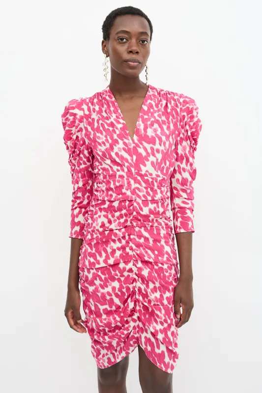 Silk Ruched Celina Dress made by Isabel Marant