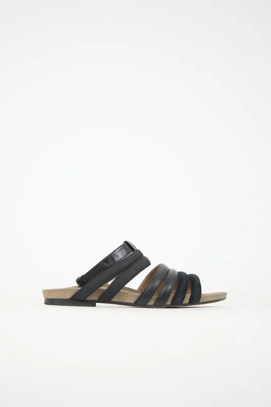 Suede Sandal made by Dries Van Noten