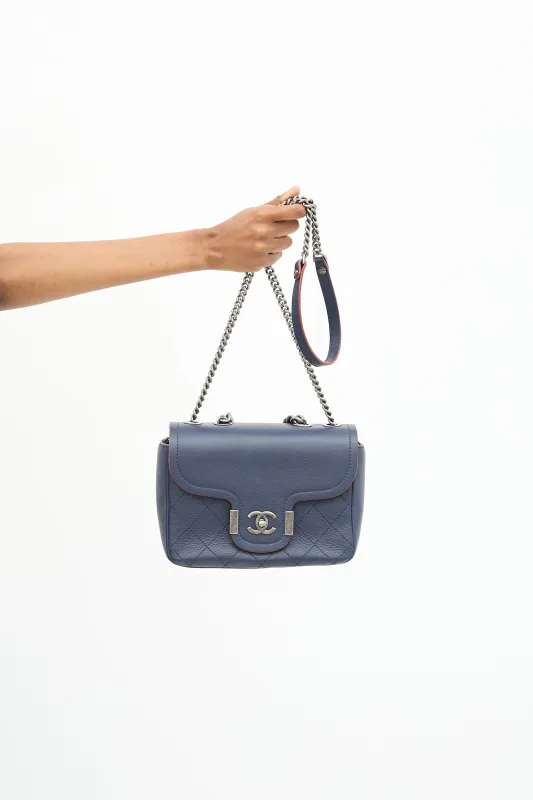 Leather Archi Chic Flap Bag made by Chanel