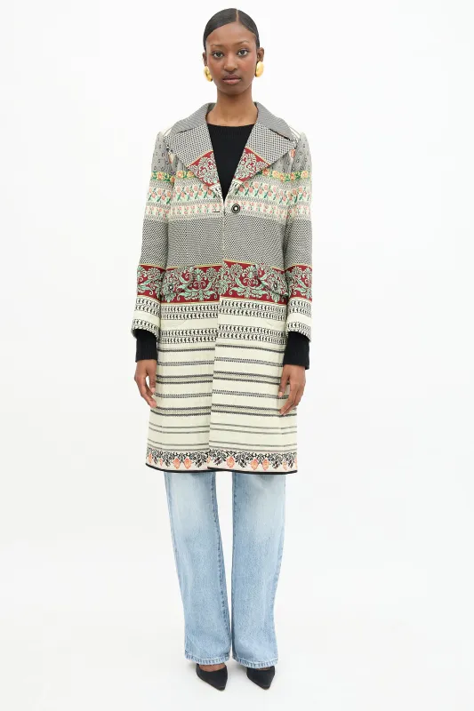 Mixed Jacquard Coat sold by VSP Consignment