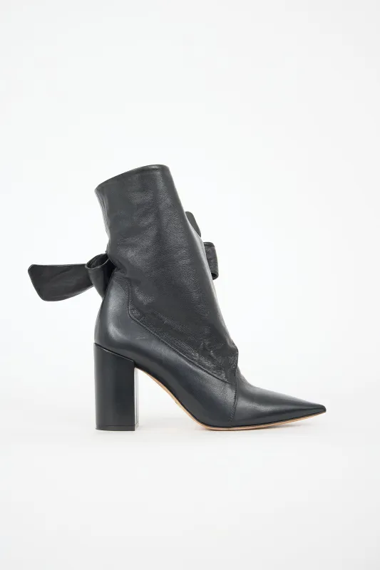 Leather Huggy Boot sold by VSP Consignment