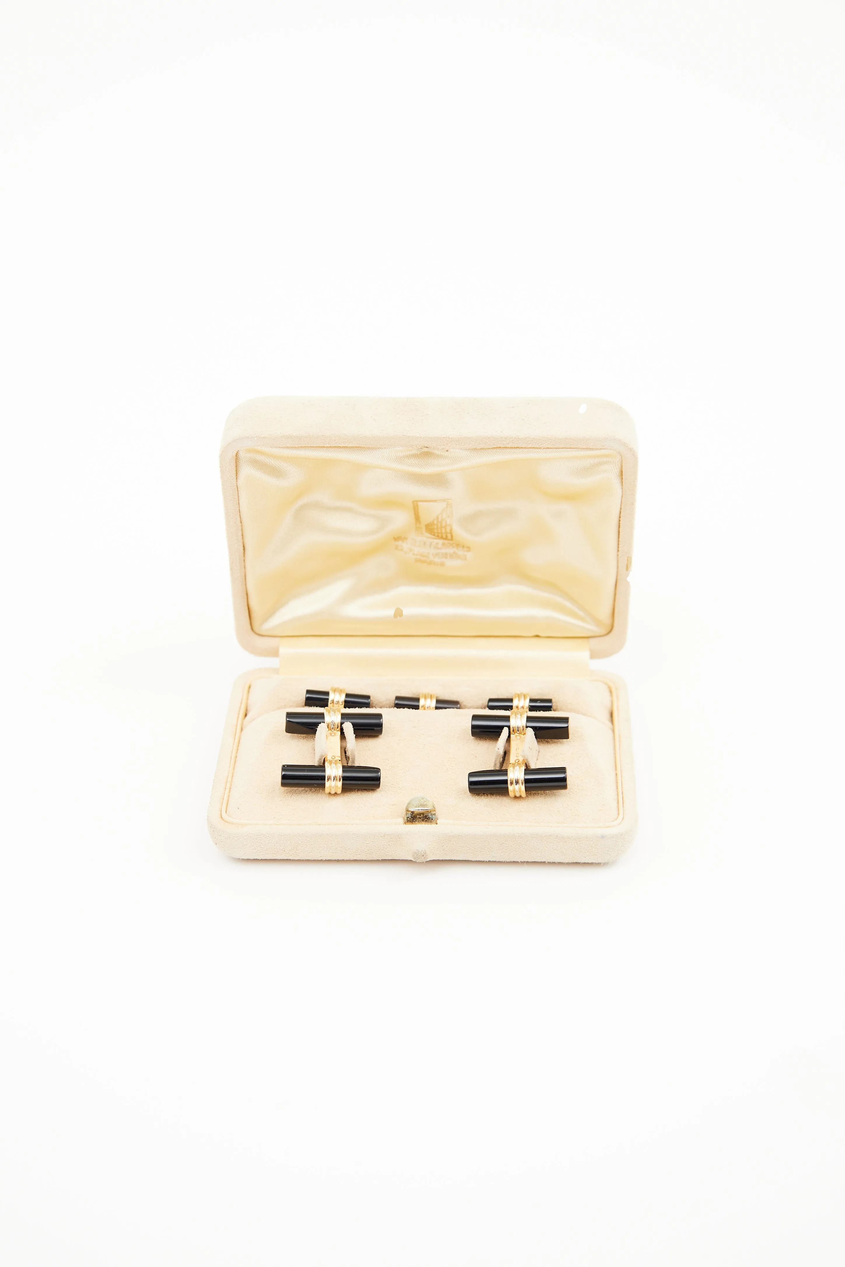18K Gold Onyx & MOP Cufflinks sold by VSP Consignment product image thumbnail 2