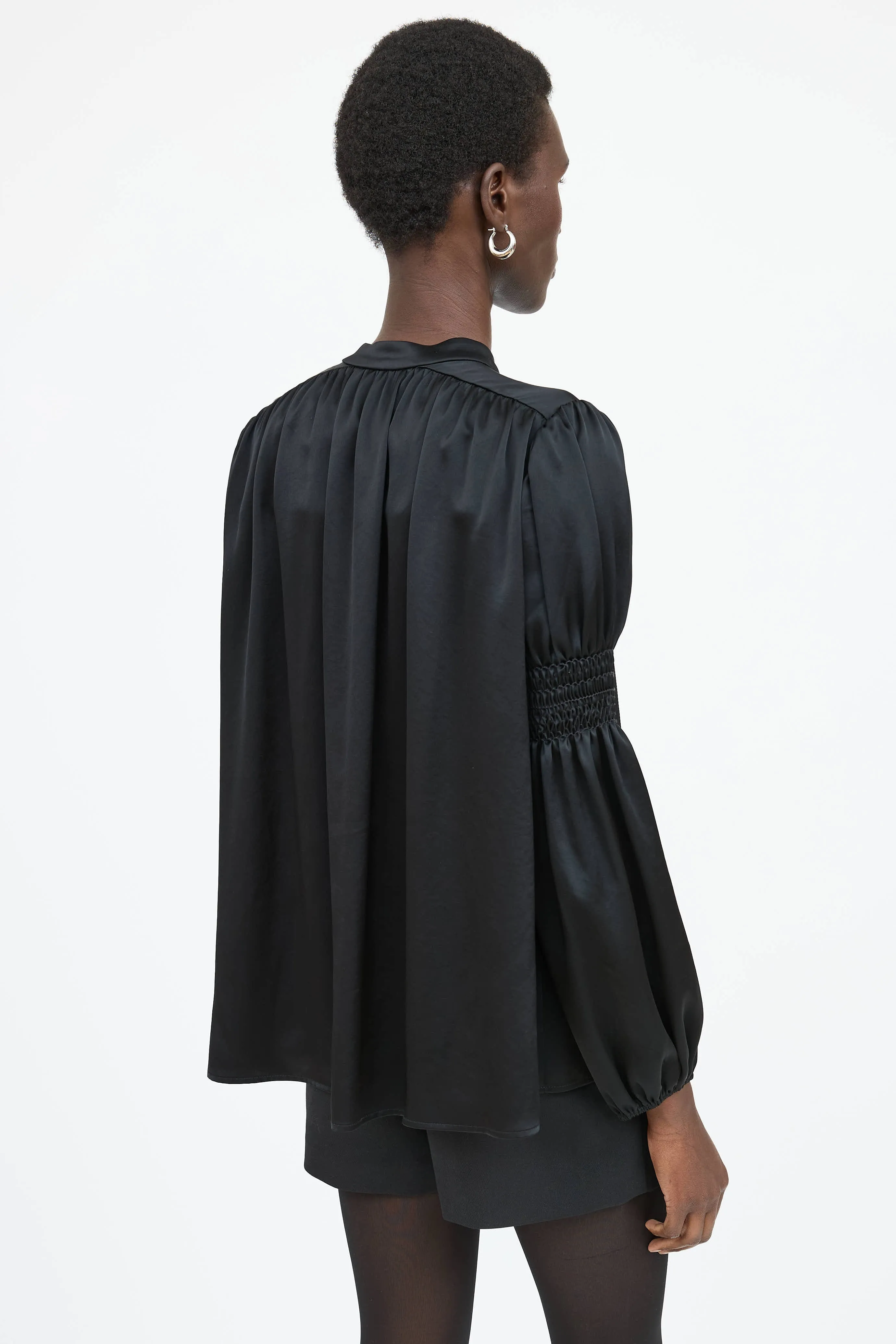 Satin Button Up Shirt sold by VSP Consignment product image thumbnail 4