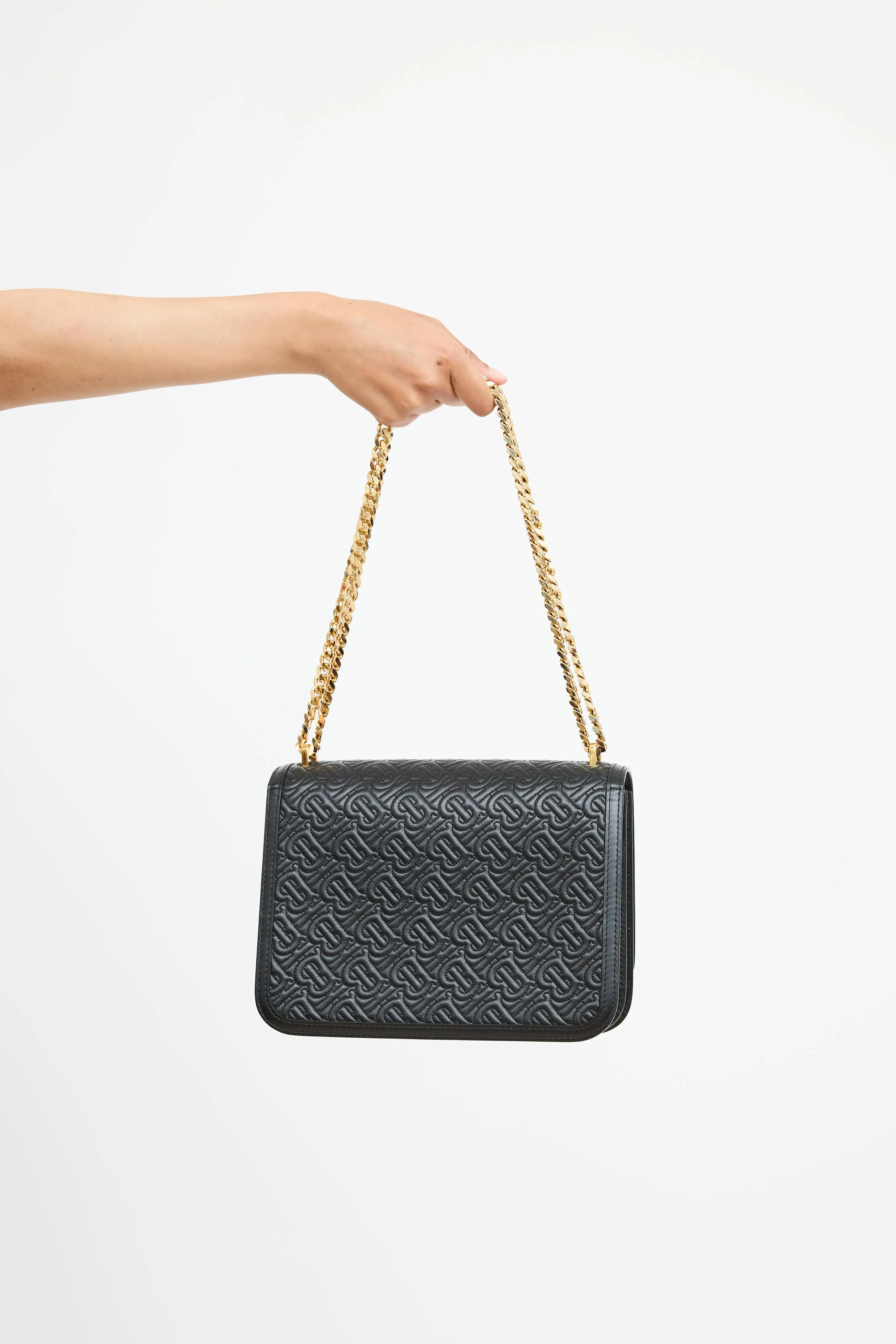 Leather TB Monogram Quilted Bag sold by VSP Consignment product image thumbnail 3