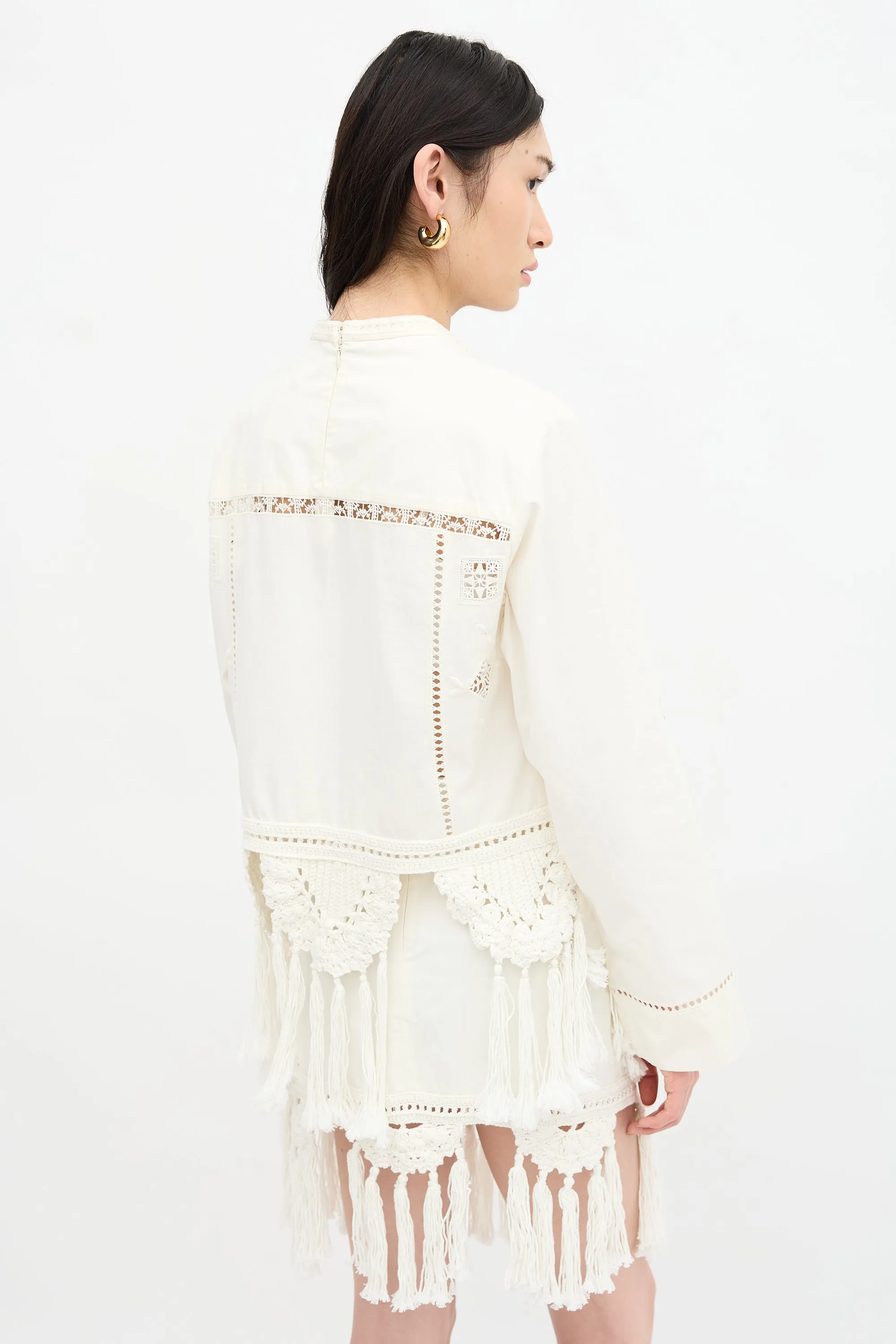 Macramé Severine Top sold by VSP Consignment product image thumbnail 4