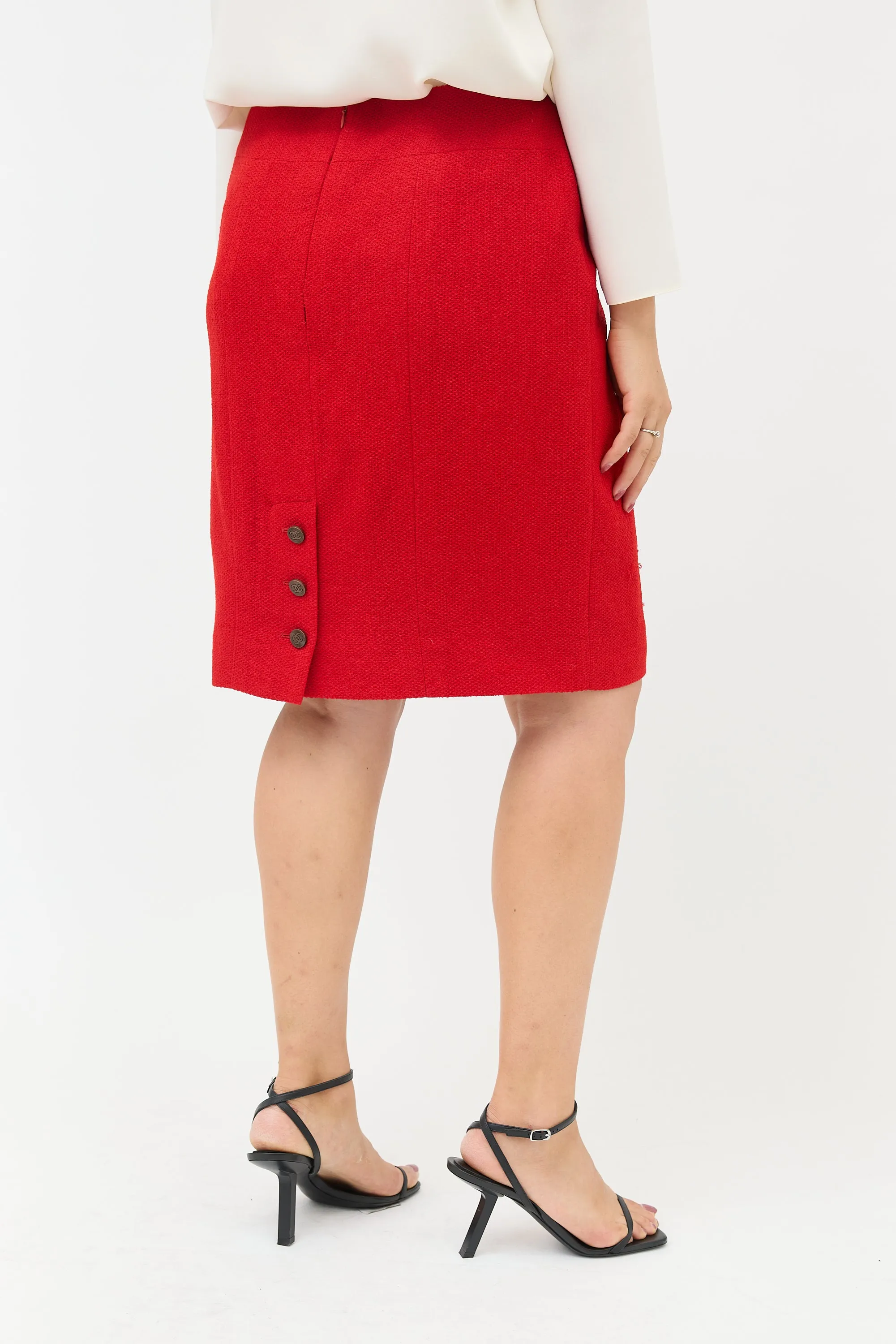 FW 1998 Knit Wool Skirt sold by VSP Consignment product image thumbnail 4