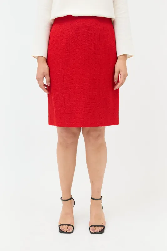 FW 1998 Knit Wool Skirt sold by VSP Consignment