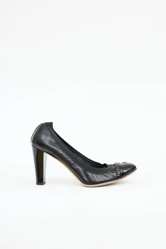 CC Ruffle Pump made by Chanel