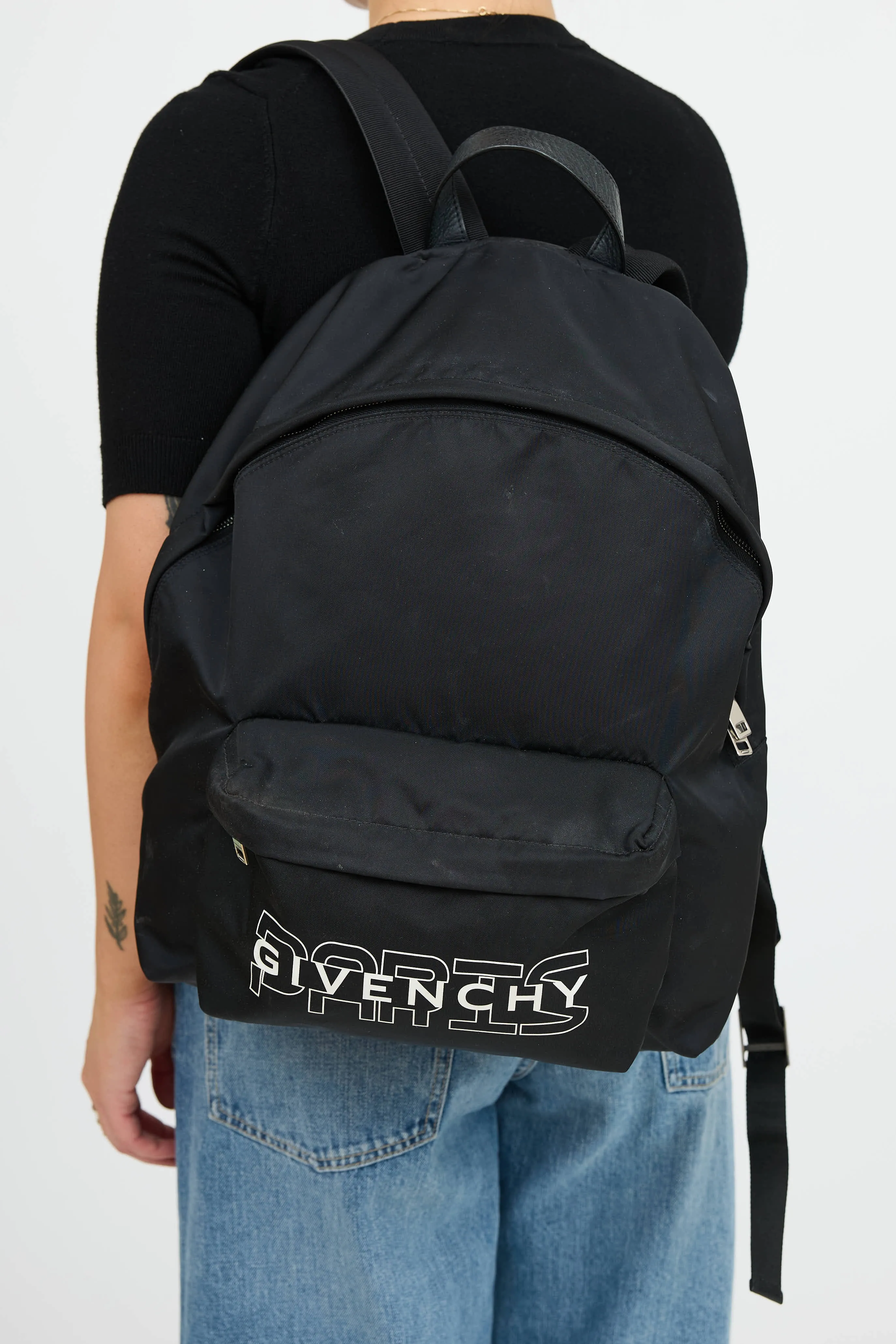 Nylon Logo Backpack sold by VSP Consignment product image thumbnail 4